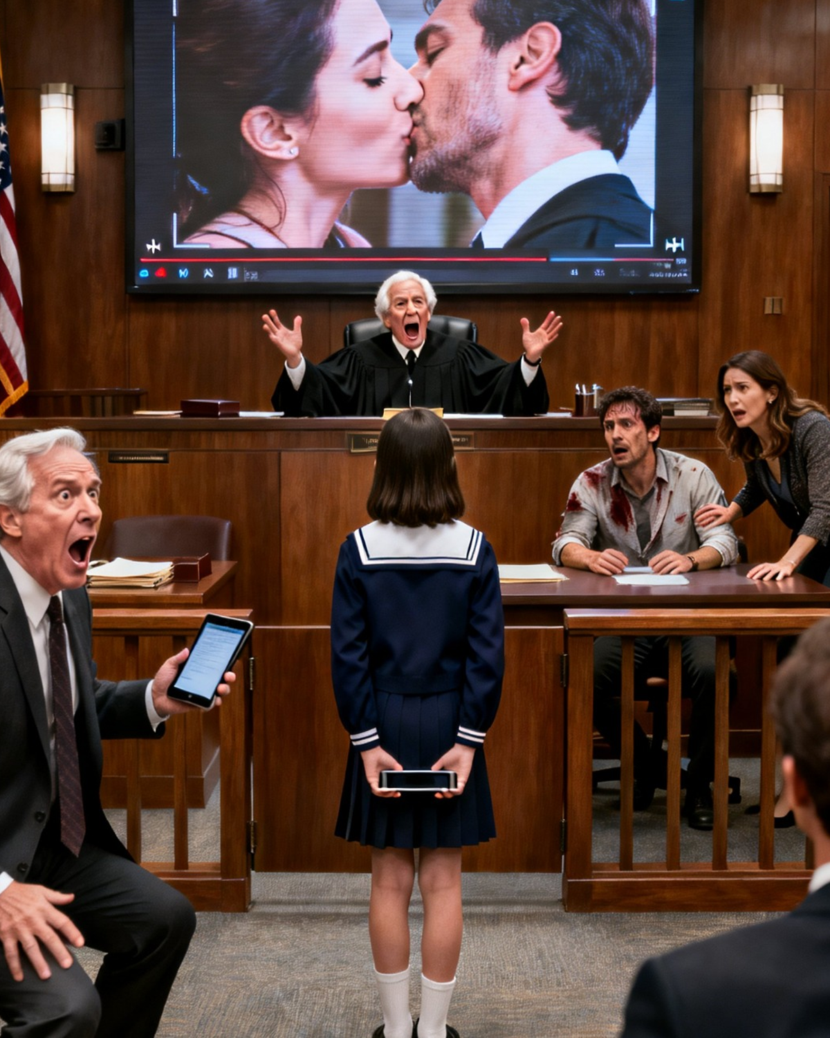 My husband files for divorce, and my 10-year old daughter asks the judge: “May I show you something that Mom doesn’t know about, Your Honor?” 