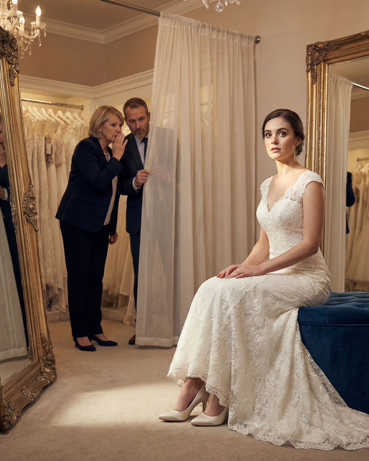 While trying on wedding shoes, I overheard my mother-in-law say: “Are you sure she doesn’t suspect anything? We want to take her apartment and her money. Then we’ll send her to a mental asylum!” I was speechless. Then I smiled…