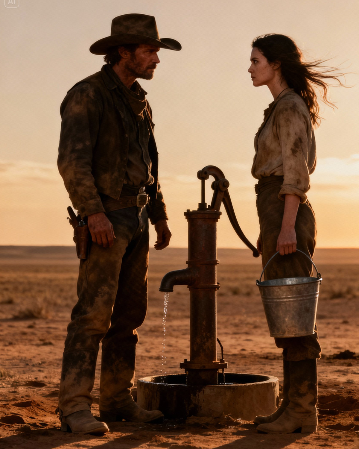 The Rancher Thought She Came Only for Water — Then She Asked Him to Teach Her What Hands Are Really For