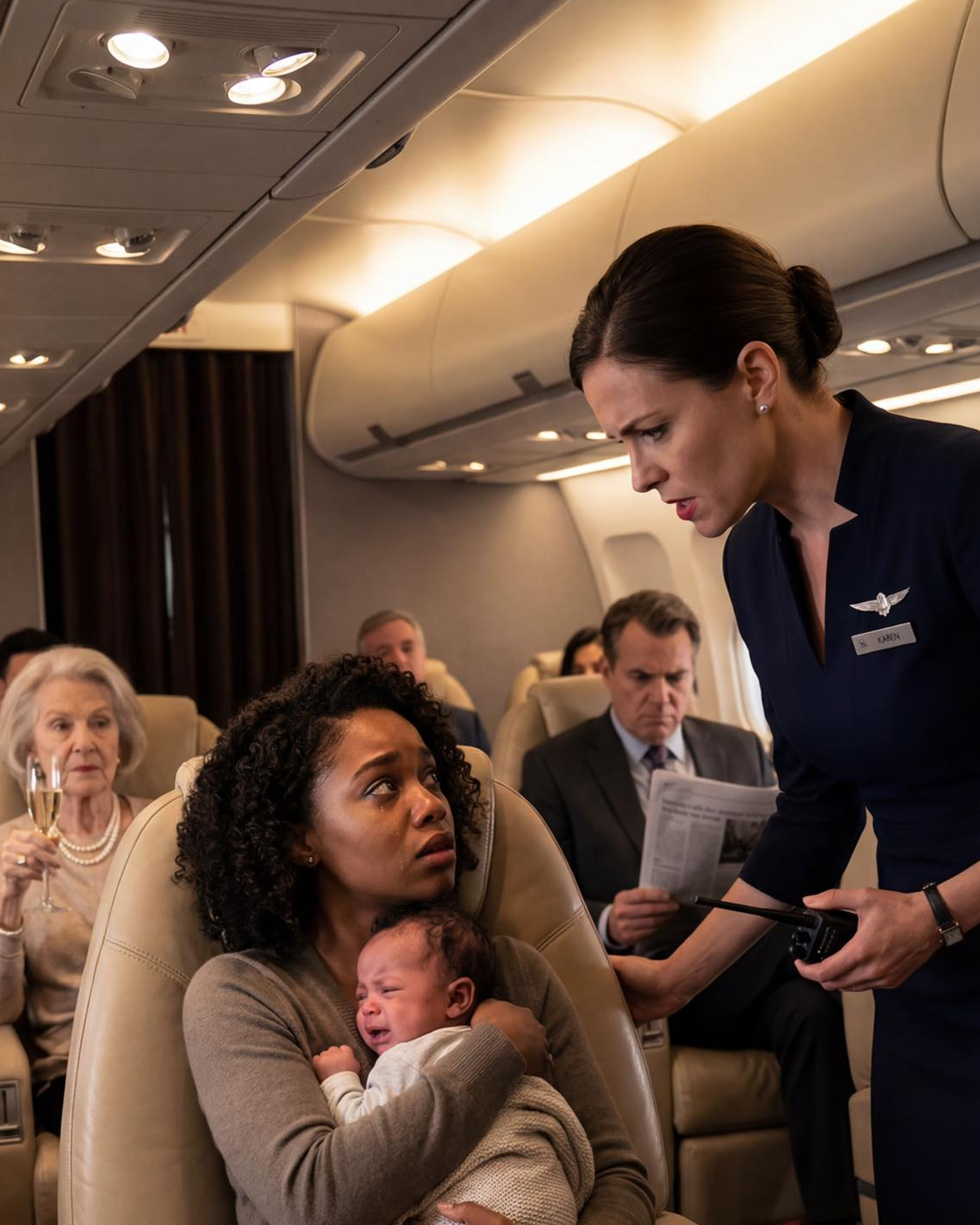 She Slapped Me in First Class for My Crying Baby — She Never Imagined I Was Married to the Man Who Owned the Entire Airline