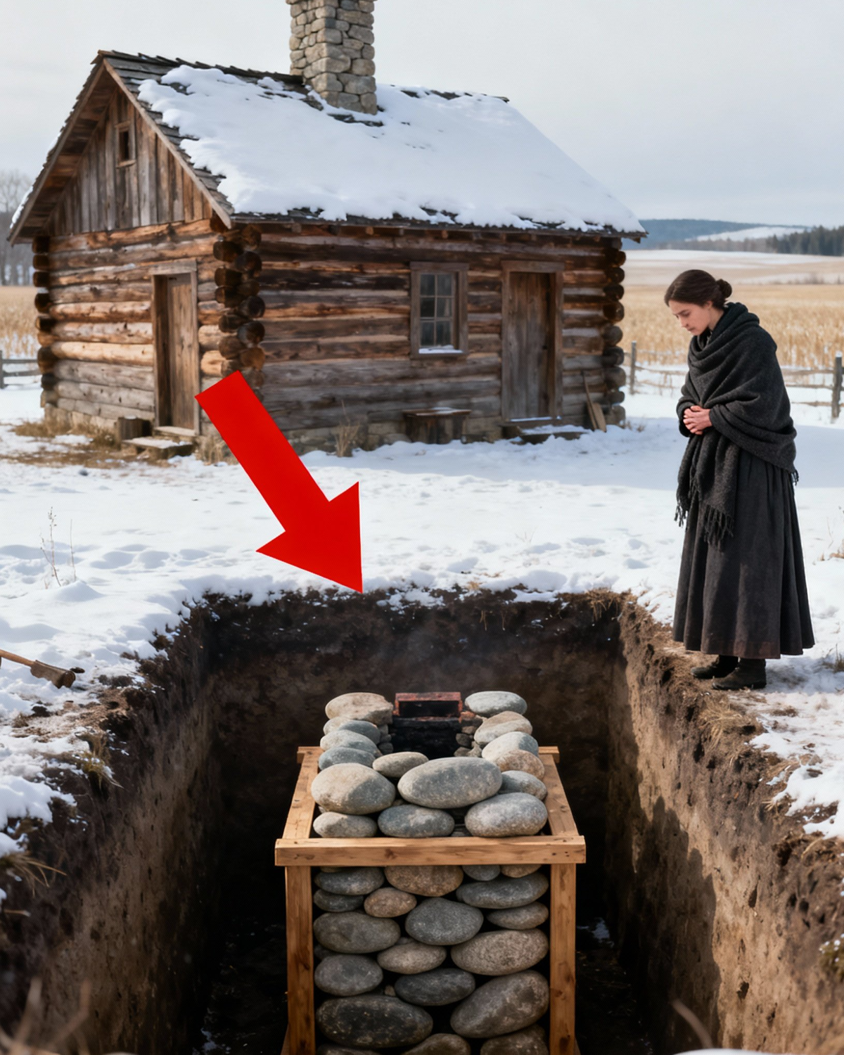 Neighbors Laughed When She Installed a Chimney Beneath His Cabin — Until Made It Warmer All Winter