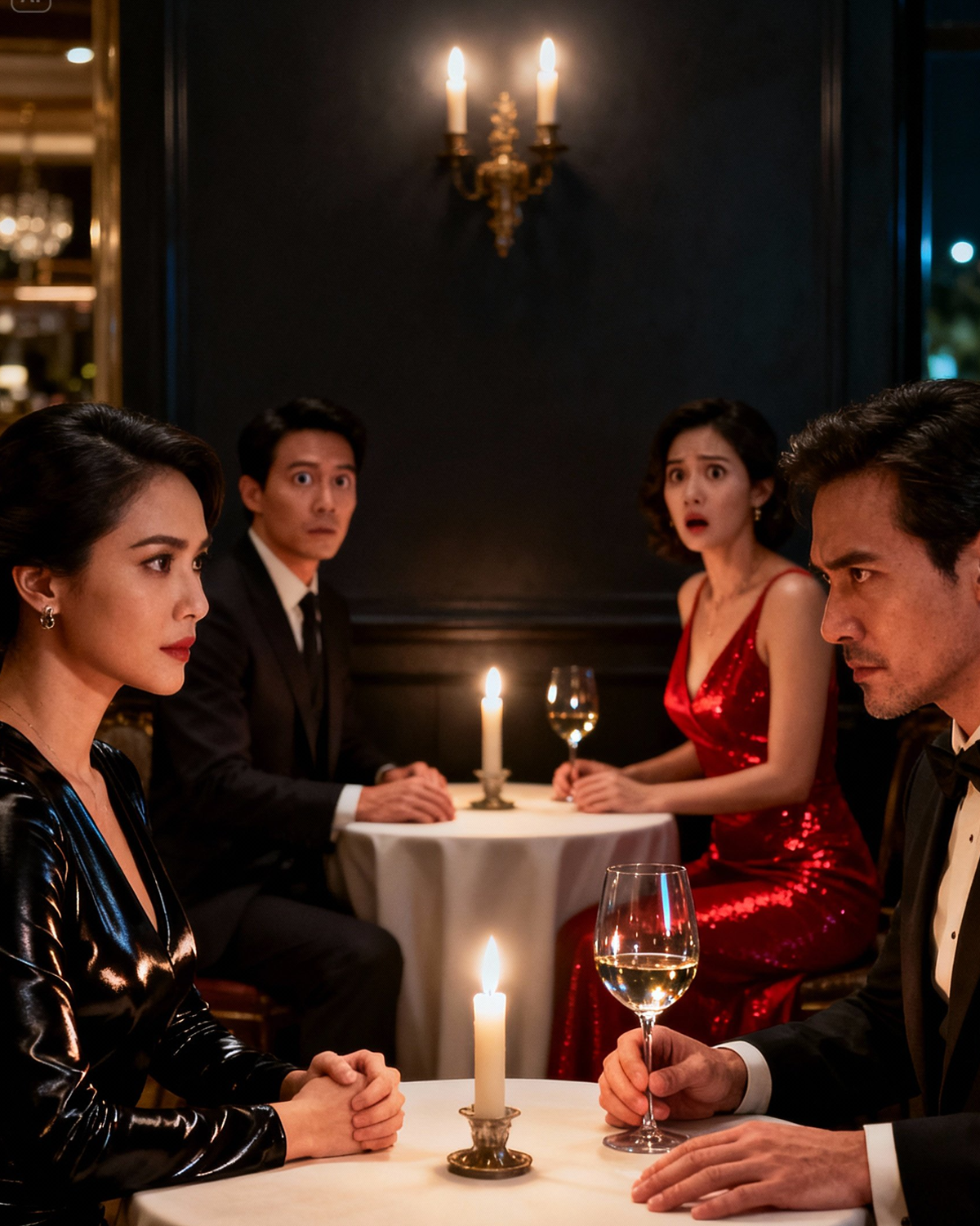 I found out my husband booked a candlelit dinner for his mistress — so I reserved the next table and brought her husband with me. He turned pale when I said, “Don’t worry, we won’t interrupt your night.”