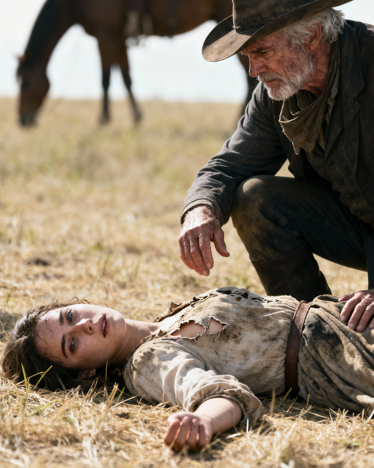 “Please… Don’t Do That.” — The Morning a Rancher Chose to Interfere, and How One Decision Turned a Quiet Patch of Land Into the Most Talked-About Place for Miles Around