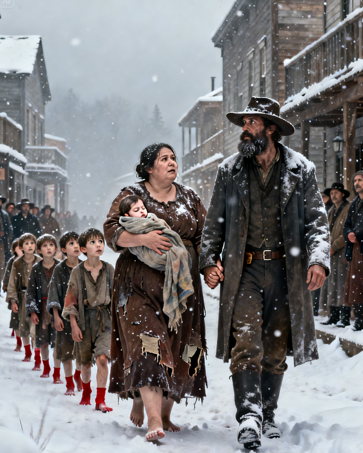 I’LL TAKE HER — AND EVERY ONE OF HER CHILDREN,” THE MOUNTAIN MAN DECLARED, AND THE TOWN GASPED AS IF HE’D CONFESSED A CRIME