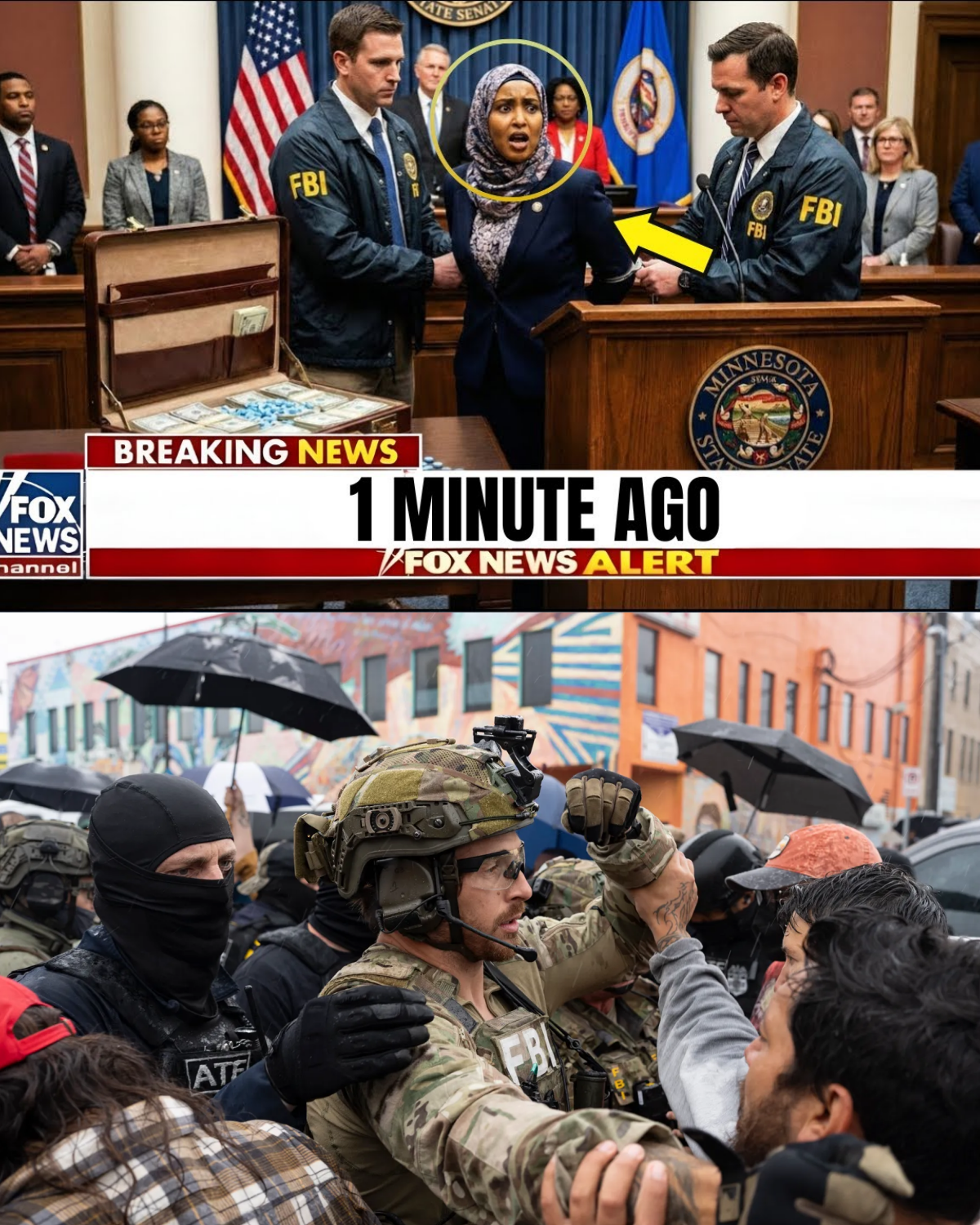 Minneapolis explodes after a sudden FBI & ICE raid: A hidden “cartel” dragged into the light, a $19 billion fraud exposed — and the unexpected appearance of a Somali-born Senator in sealed investigation files.