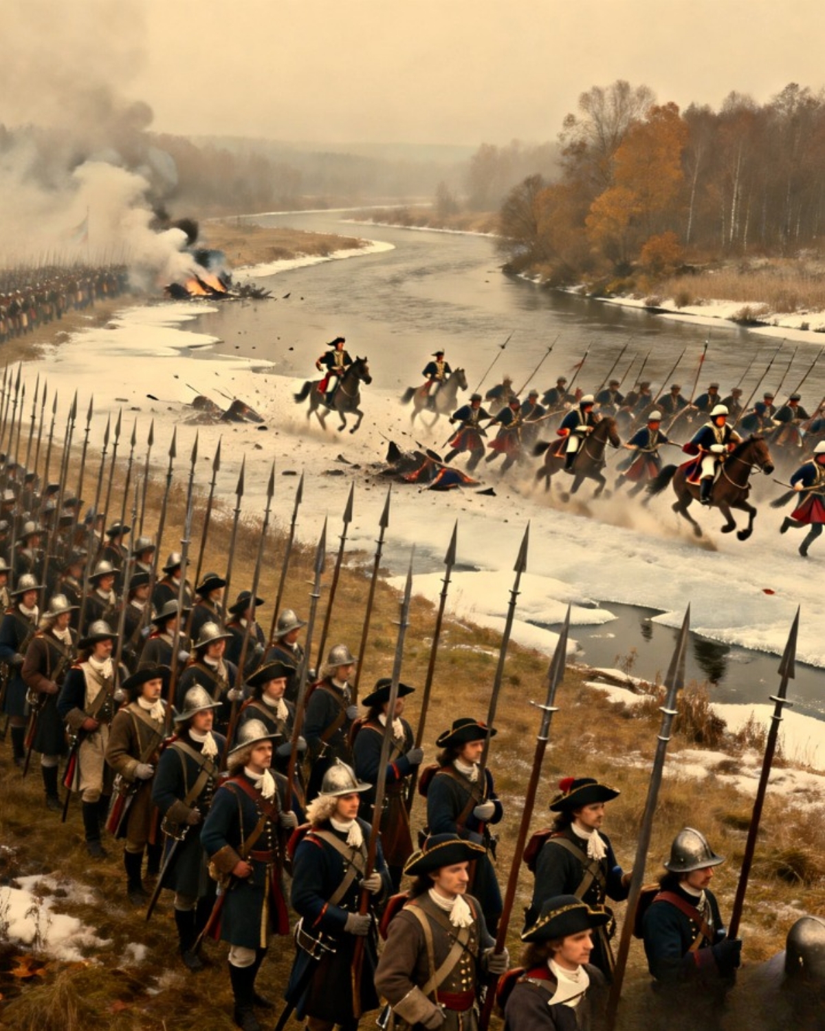 Russian generals laughed at the Spanish Pica Seca until it broke their military formation…