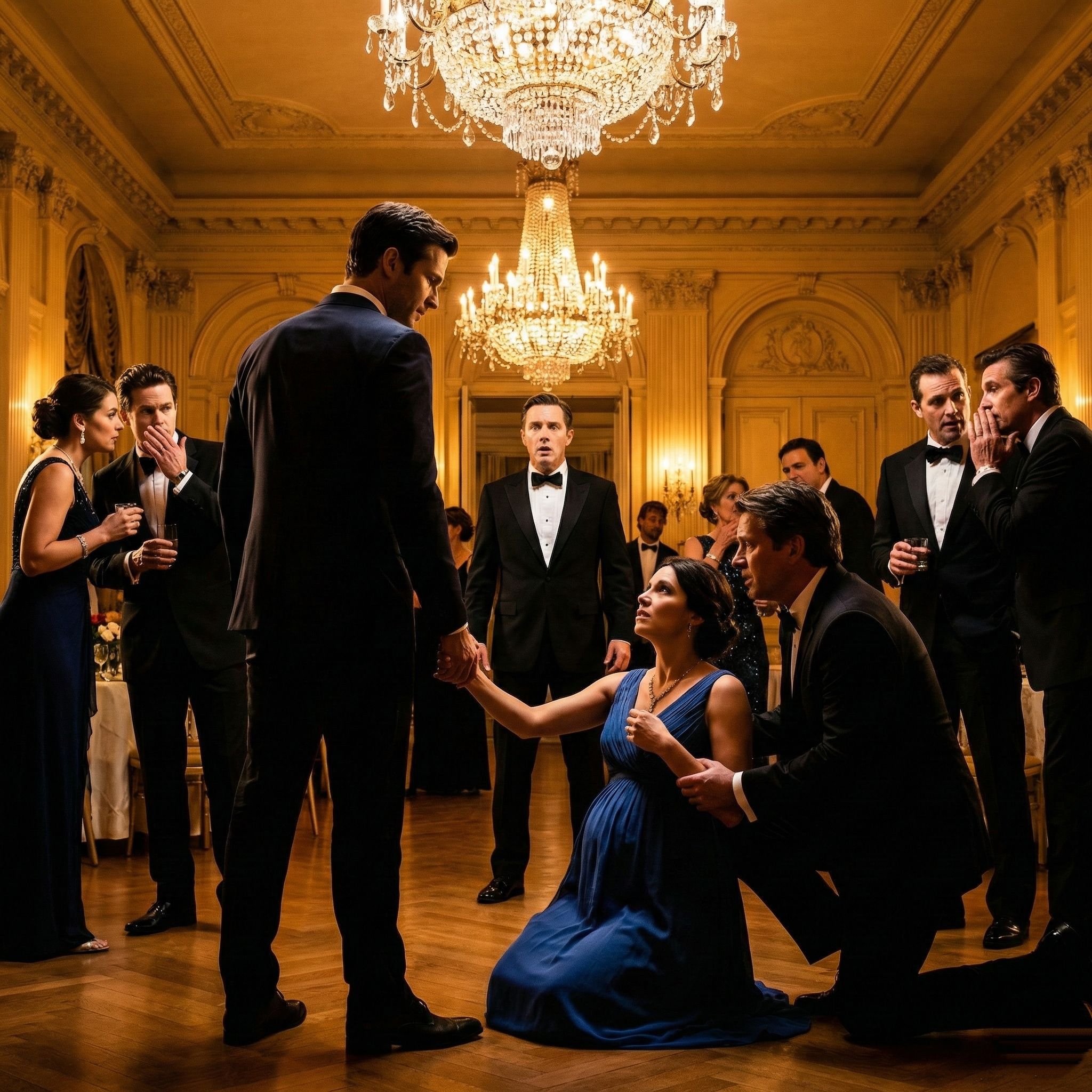 “The millionaire who humiliated his pregnant wife at a gala and the day power stopped protecting him”