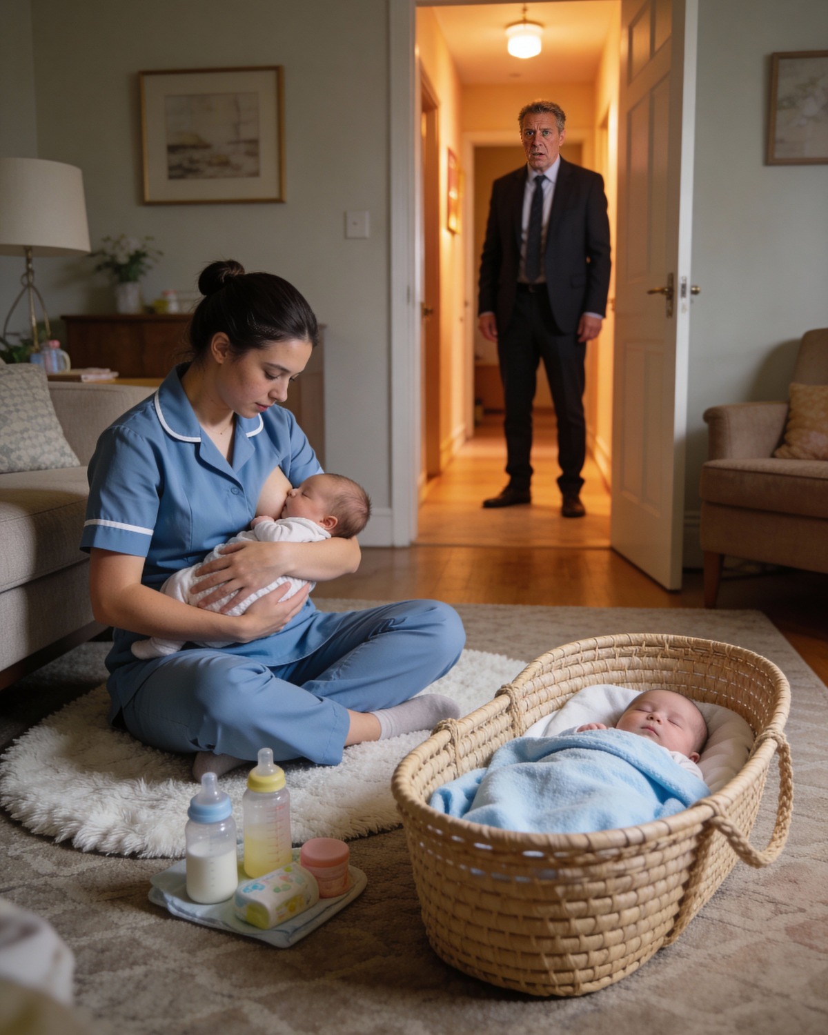 “A Billionaire Installed Hidden Cameras to FIRE his maid —But What She Did with His Twin Sons Made Him Go Cold…