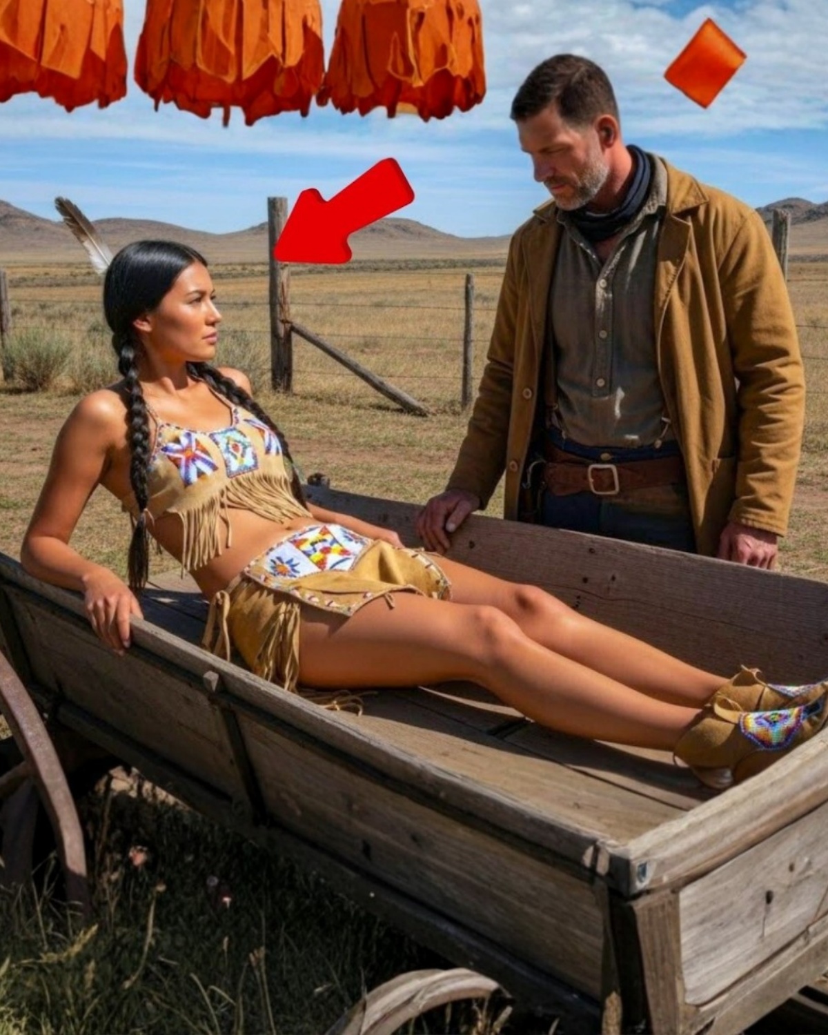 They Left the Paralyzed Apache Woman on a Wooden Handcart — But the Cowboy Refused to Walk Away!