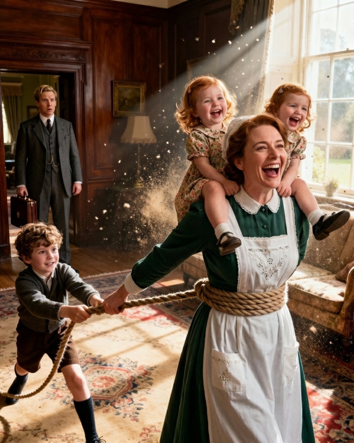 Billionaire Walked Into His House Unannounced And Saw The Maid With His Triplets – What He Saw Changed Everything