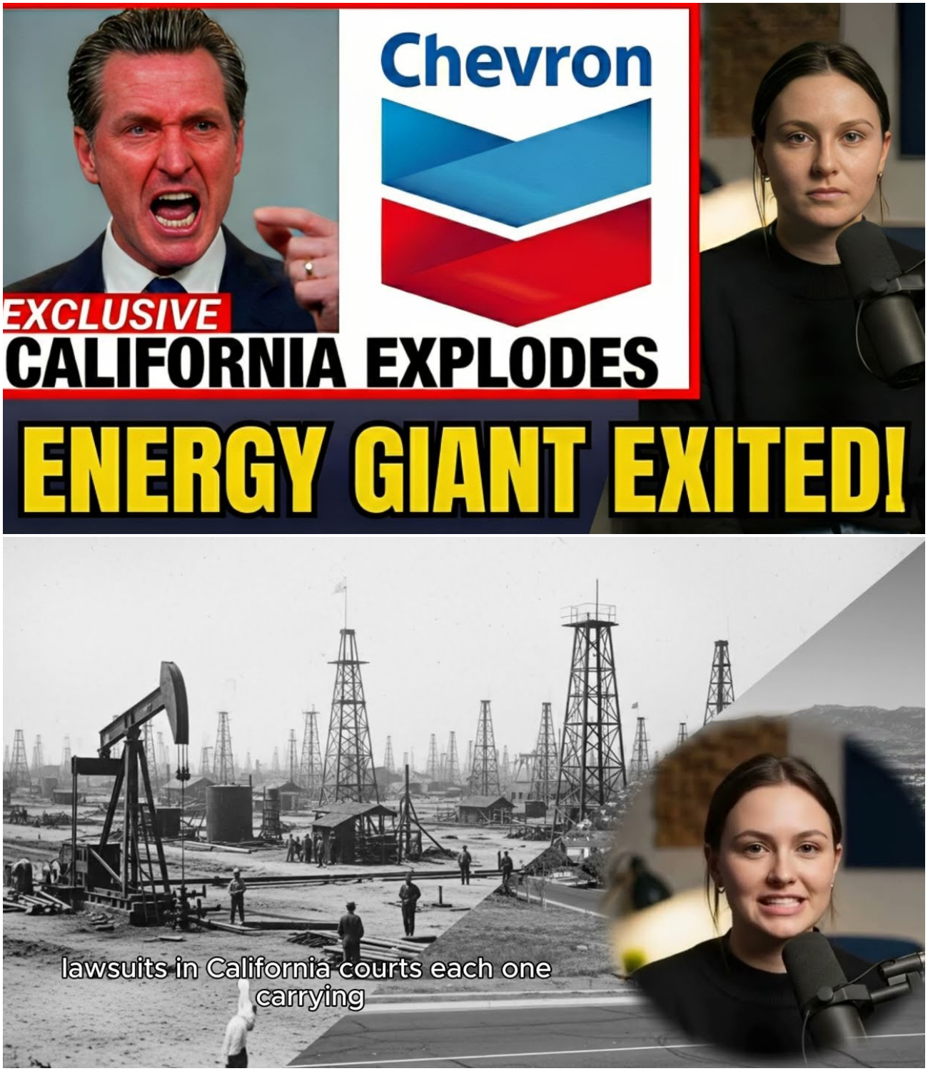Governor Of California EXPLODES After Chevron Announces MASSIVE Departure! Sophia Miller