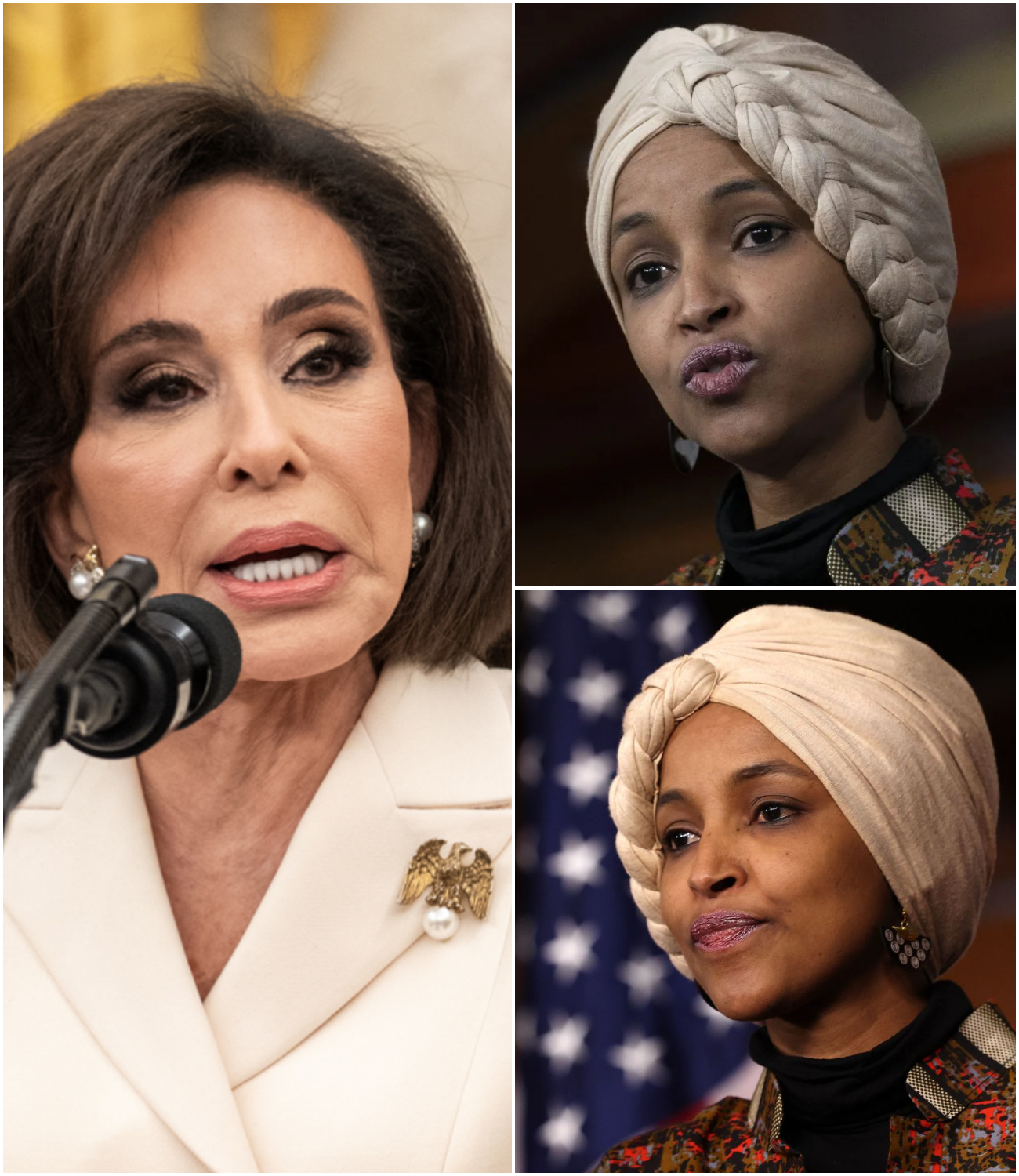 The Great Divide: Jeanine Pirro’s Explosive Critique of Ilhan Omar Ignites a National Debate on Identity and Safety.