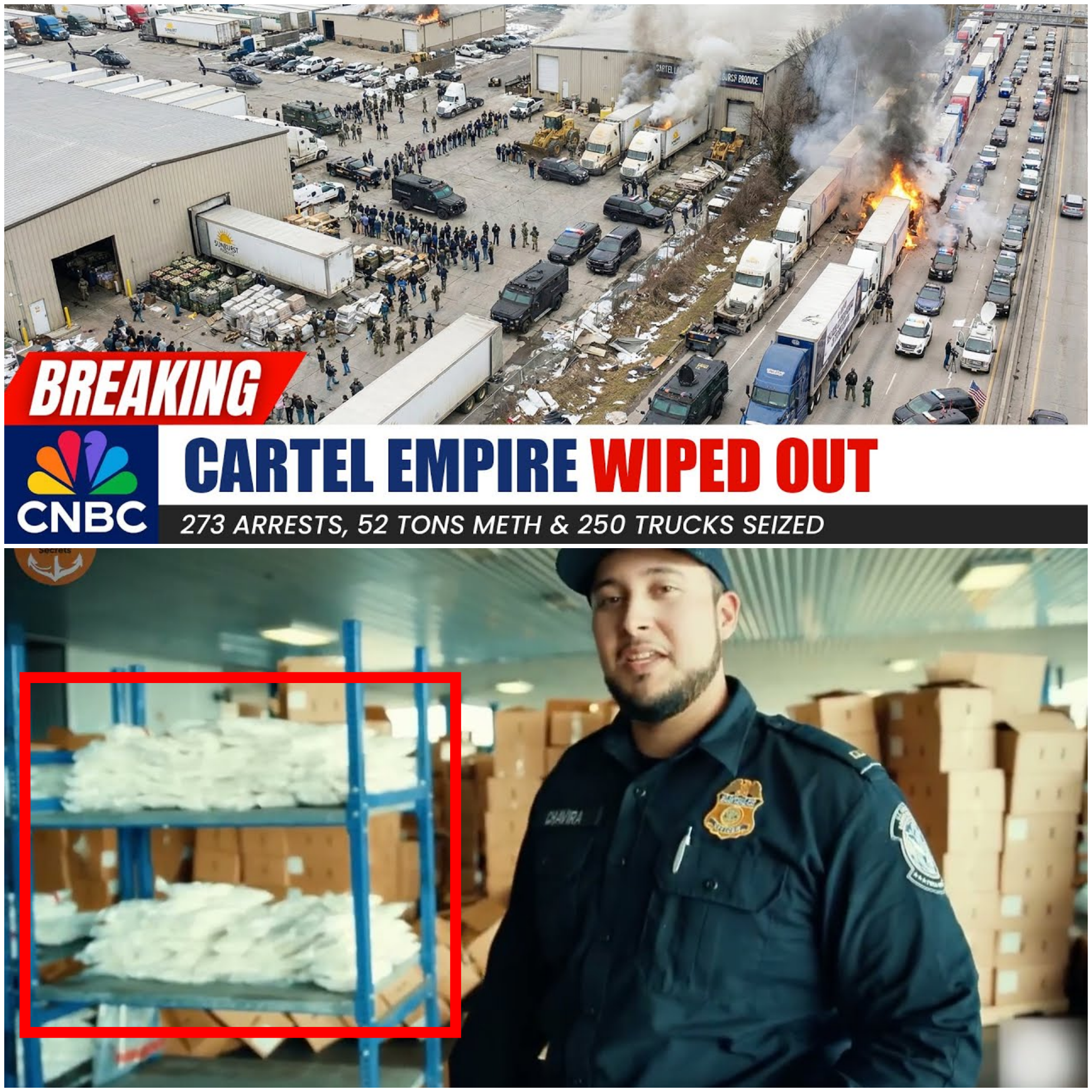 1 MIN AGO: FBI & DEA TAKE DOWN Cartel Trucking Empire — 273 Arrests, 52 Ton Meth & 250 Trucks SEIZED