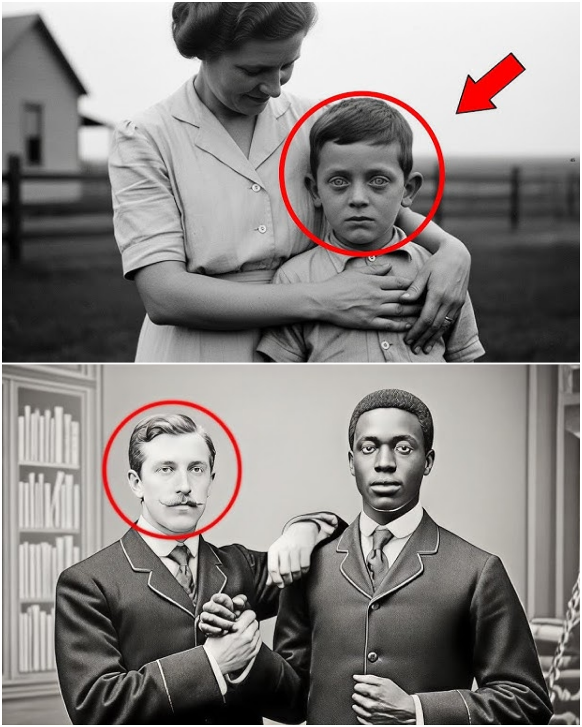 A Woman Hugs Her Son in 1931 — But When You Zoom In on the Boy’s Face, Something Feels Terribly Off