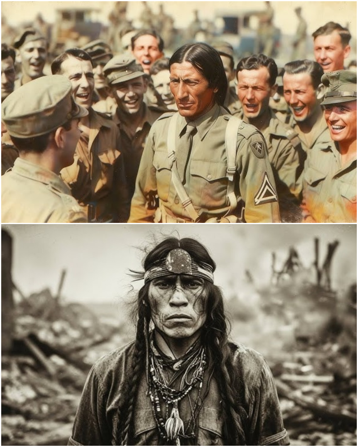 The Apache Scout Smiled When the Germans Laughed — By Dawn, Their Patrol Was Just a Ghost Story… October 1944.