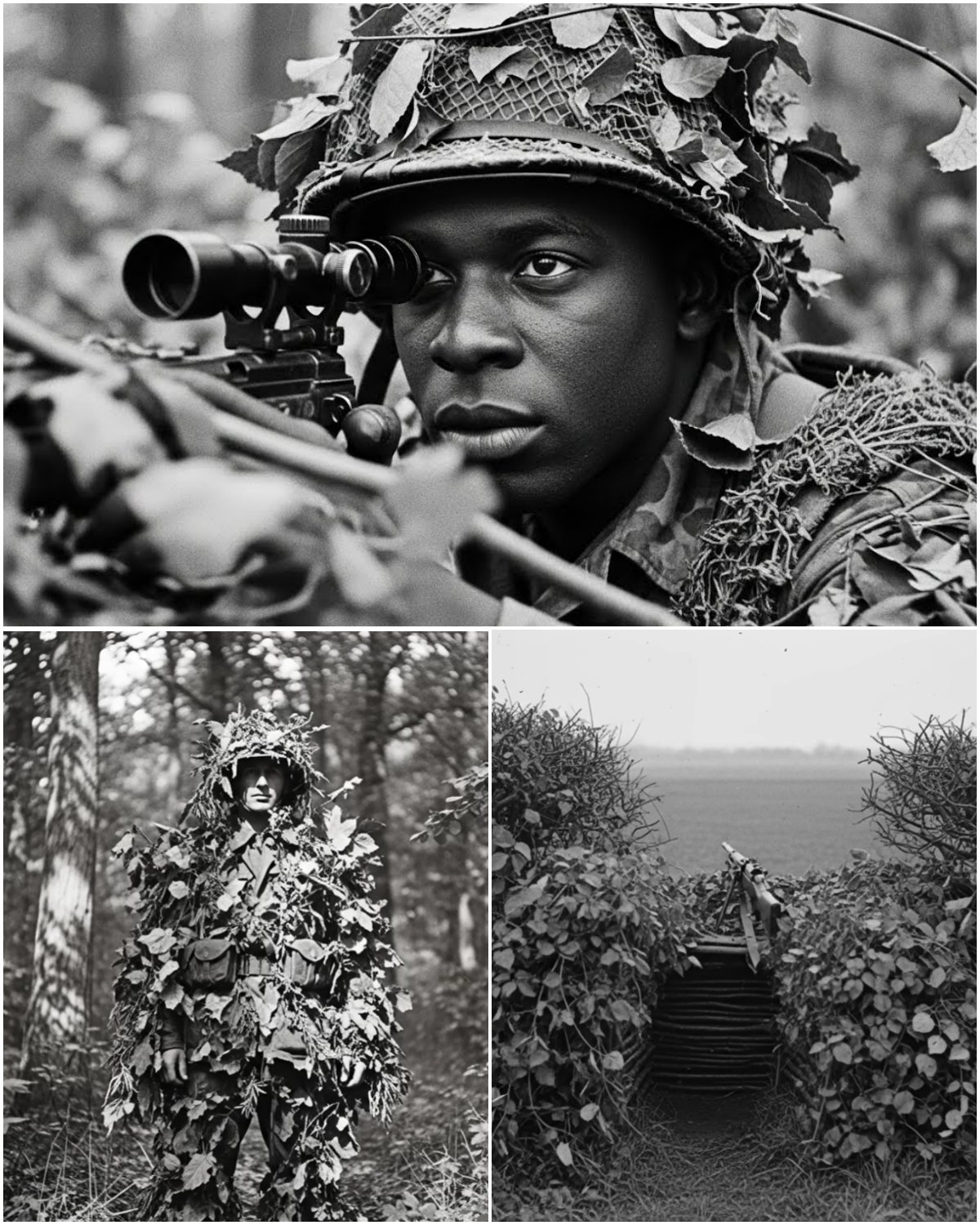 Germans Never Imagined One Black Sniper’s Camouflage Method Would Kill 500 of Their Soldiers