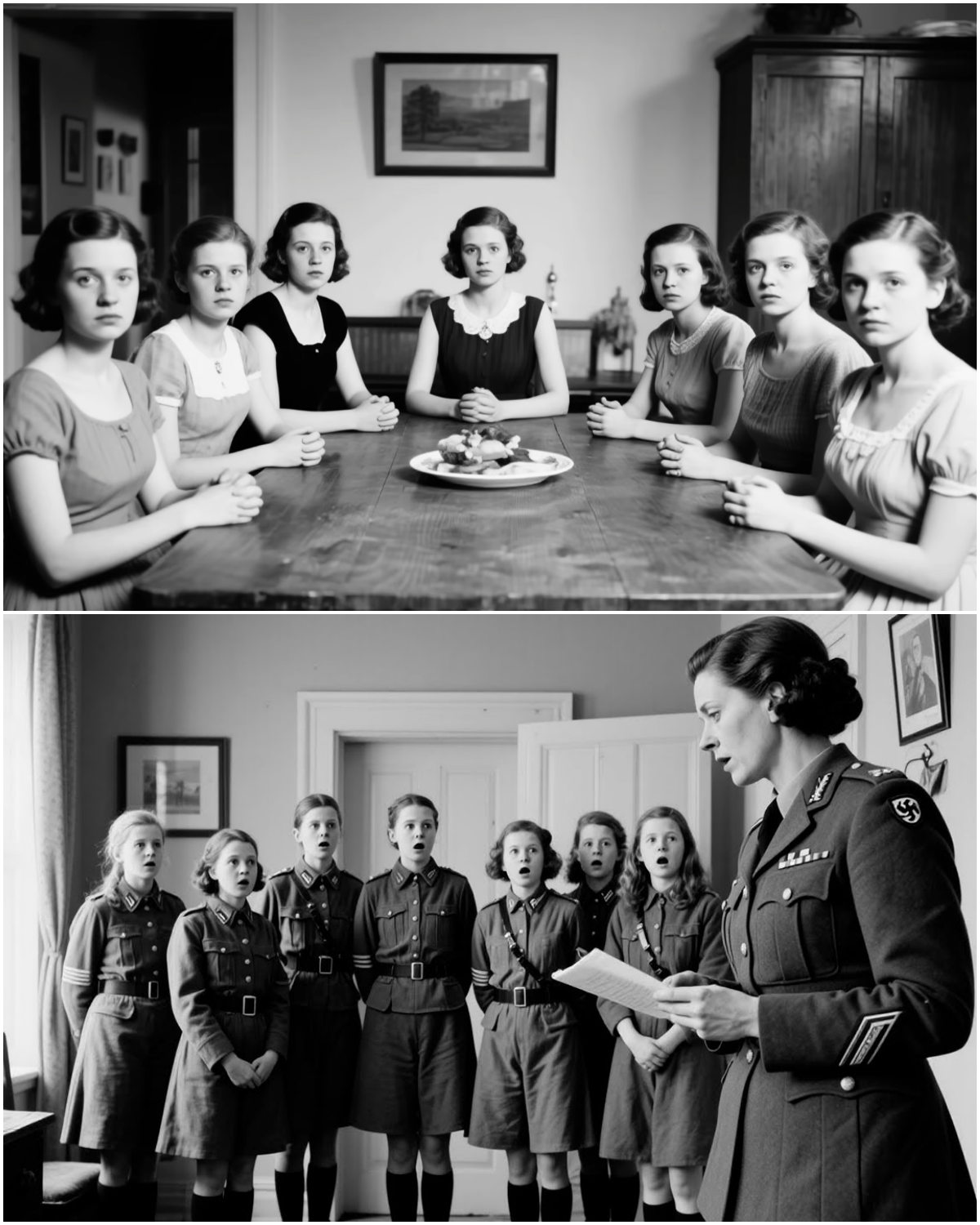 An American School Teacher Took in 7 German POW Girls — What Happened Inside Her Home Shocked