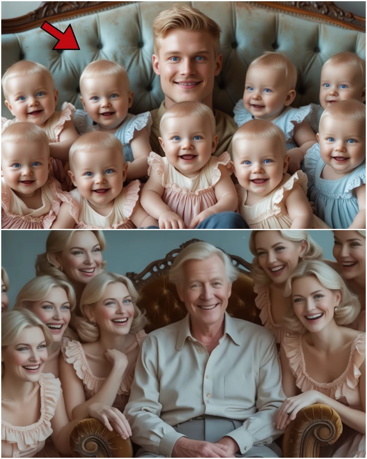 In 1983, He Had Nine Girls — See How They Are Now, 41 Years Later