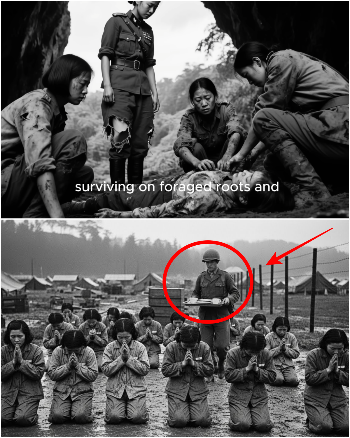 Japanese female prisoners of war braced themselves for execution at dawn — instead, the Americans delivered something that shocked everyone.