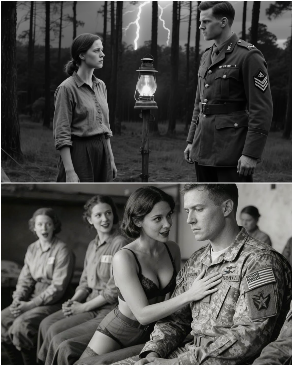 “They’re Bigger Than We Expected” — German POW Women React to Their American Guards