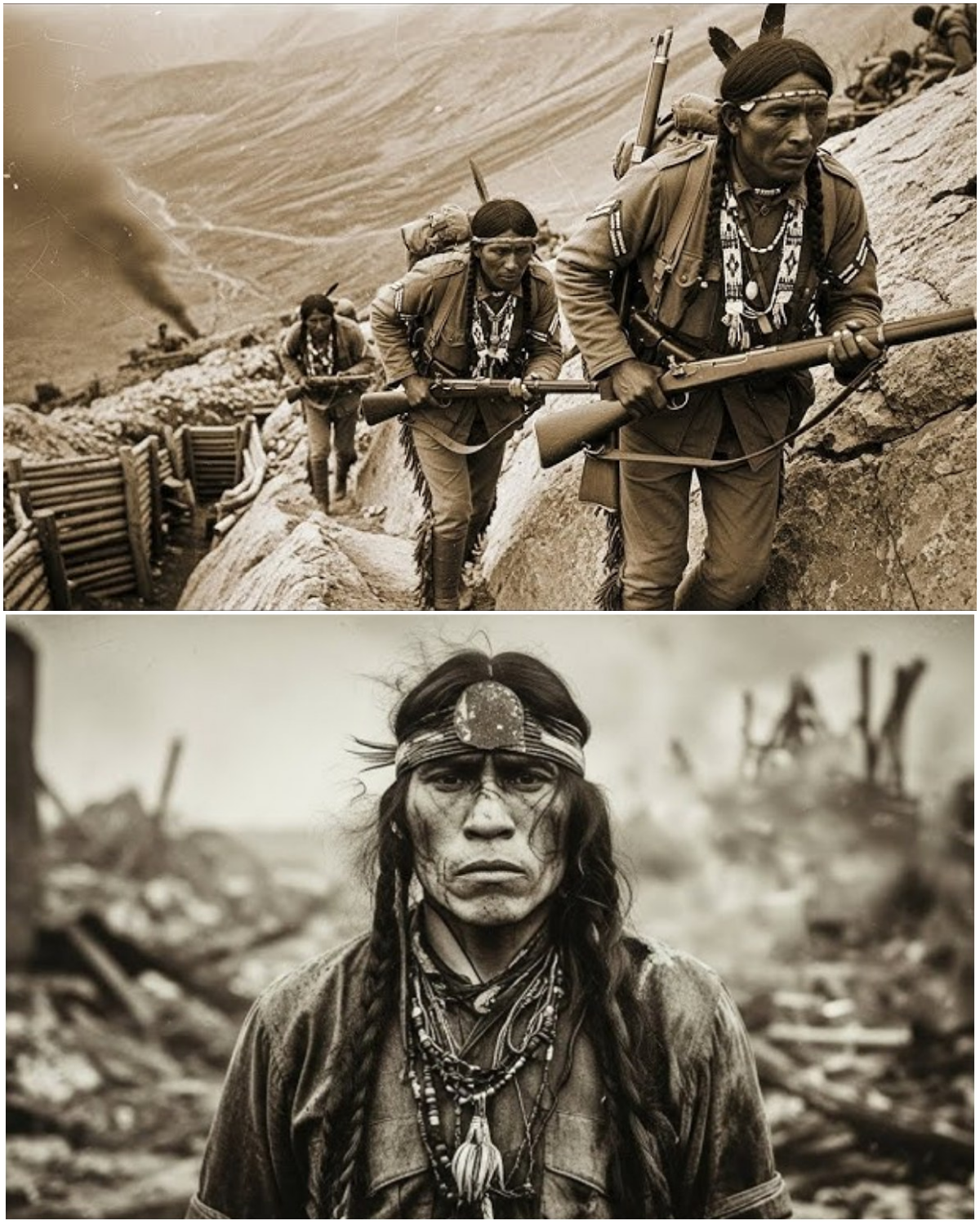 THE GERMANS LAUGHED AT THE BOOTLESS APACHE SCOUT — BY MORNING, 12 SOLDIERS WERE GONE WITHOUT A SINGLE SHOT