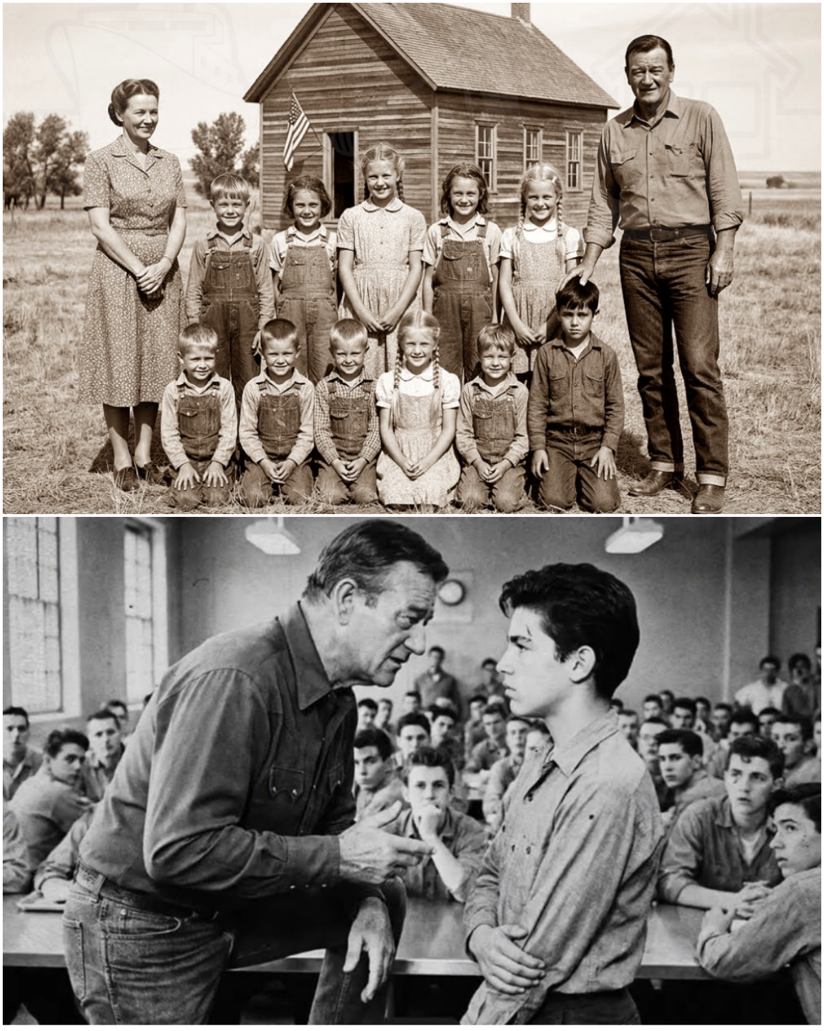 The kids stood up in the middle of the reform school dining hall and told John Wayne to his face that they were already finished