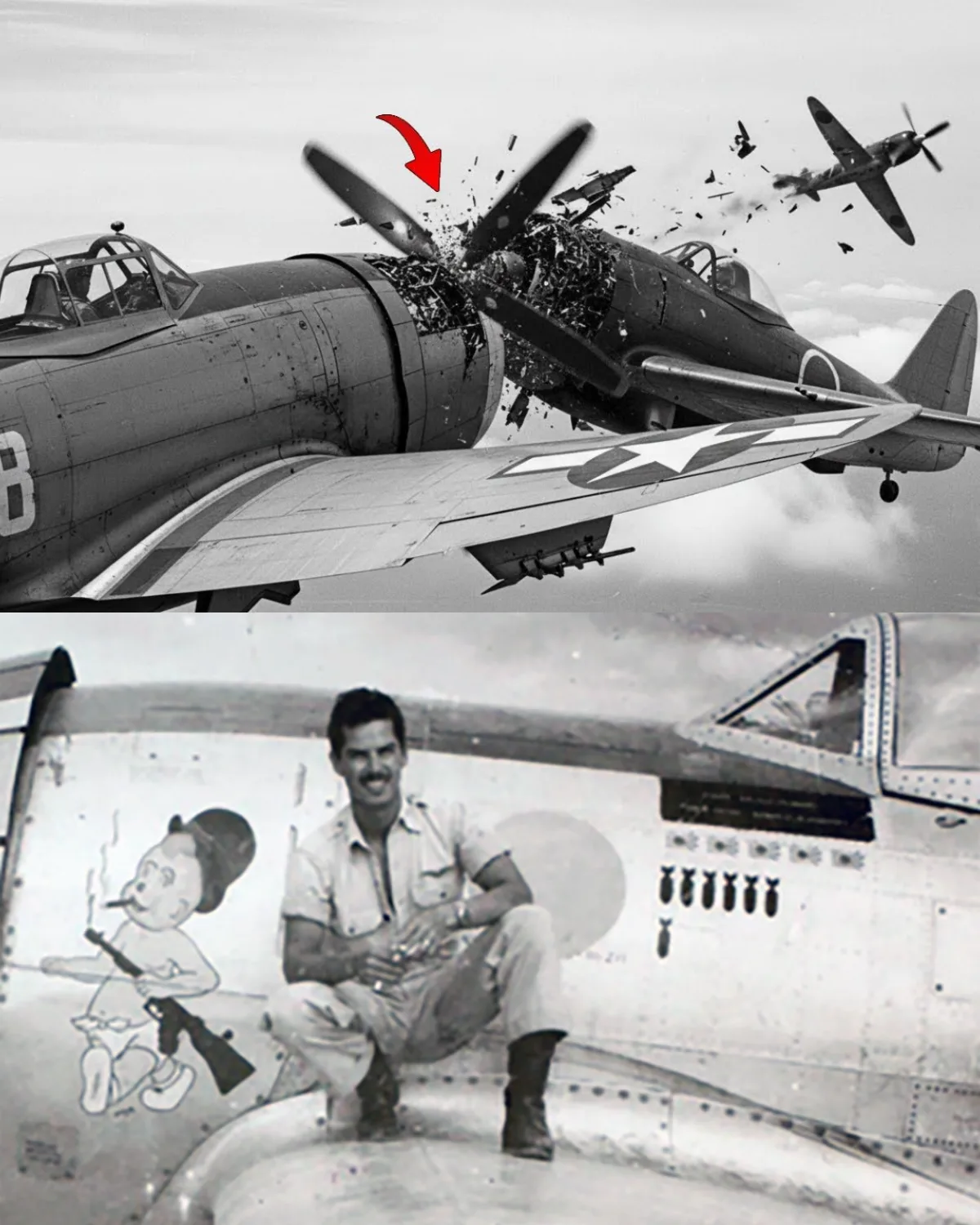 They Called His P-47 “Meat Chopper” — and Five Japanese Fighters Learned Why