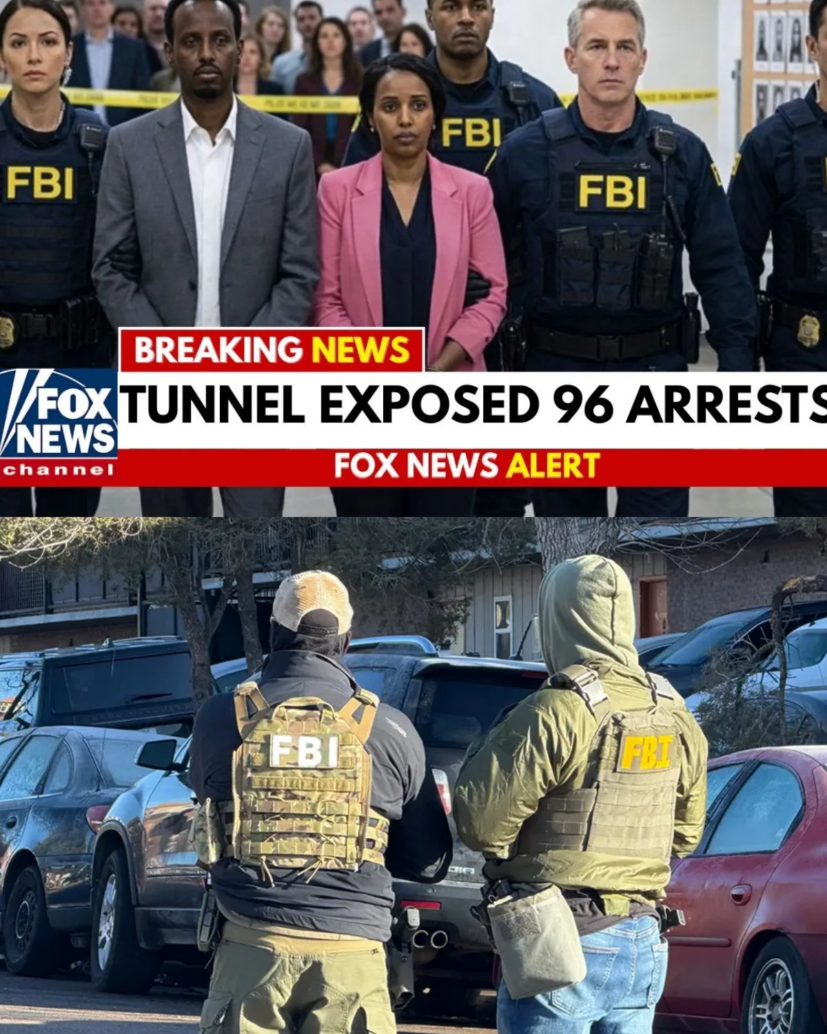 FBI & ICE RAID Uncover Tunnel Under Somali Attorneys’ Minneapolis Mansion — 2.64 Tons, 96 Arrests