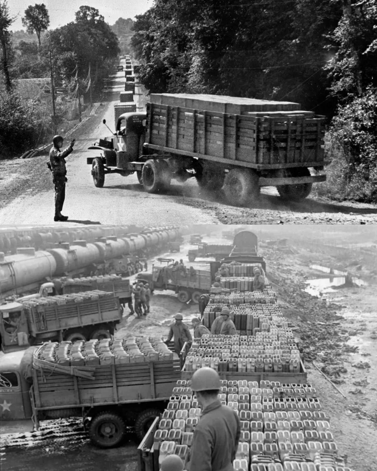 German Generals Laughed at U.S. Logistics — Until the Red Ball Express Fueled Patton’s Blitz