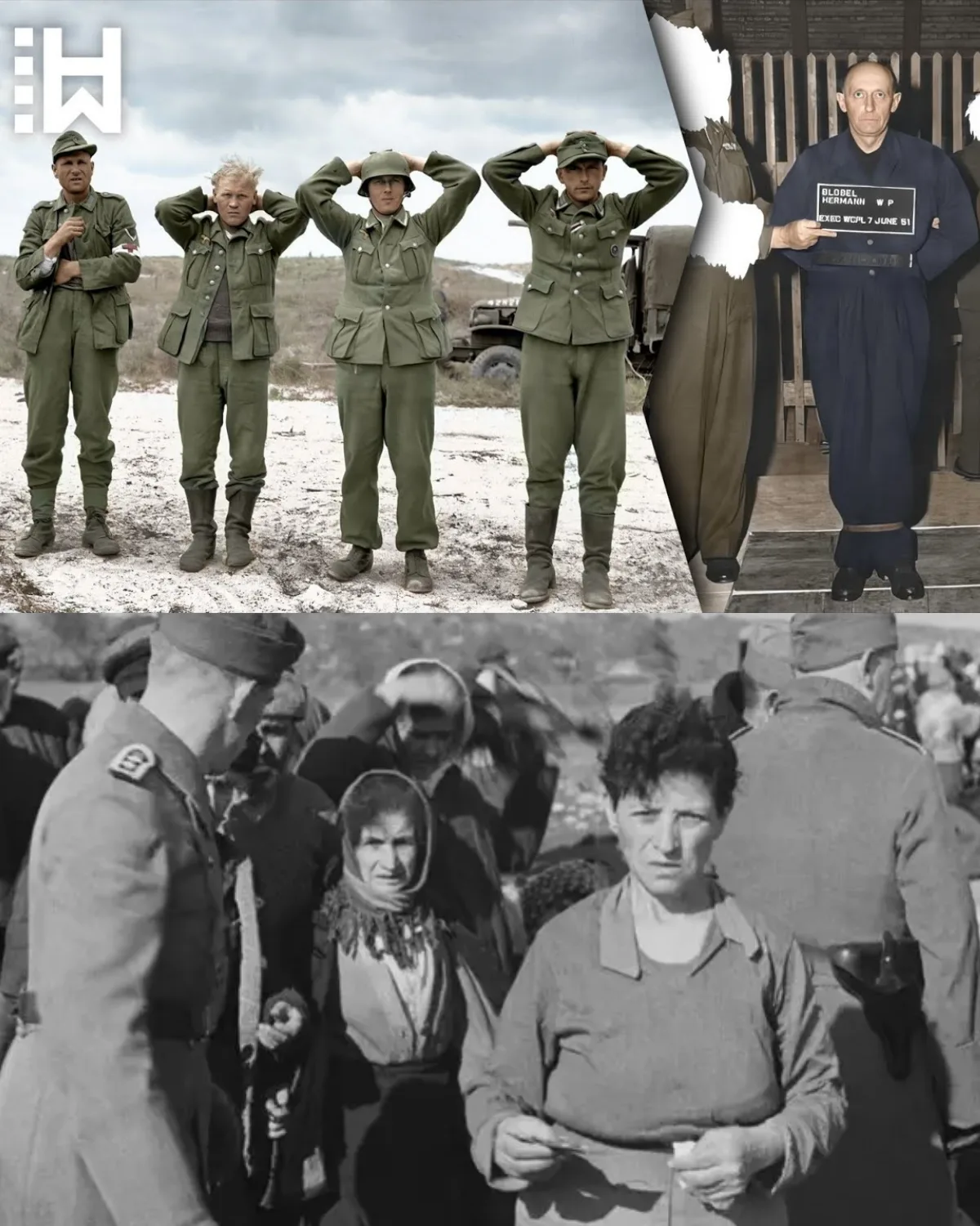 Execution of 1000s of Nazis who Massacred 90 Children: Hard to Watch