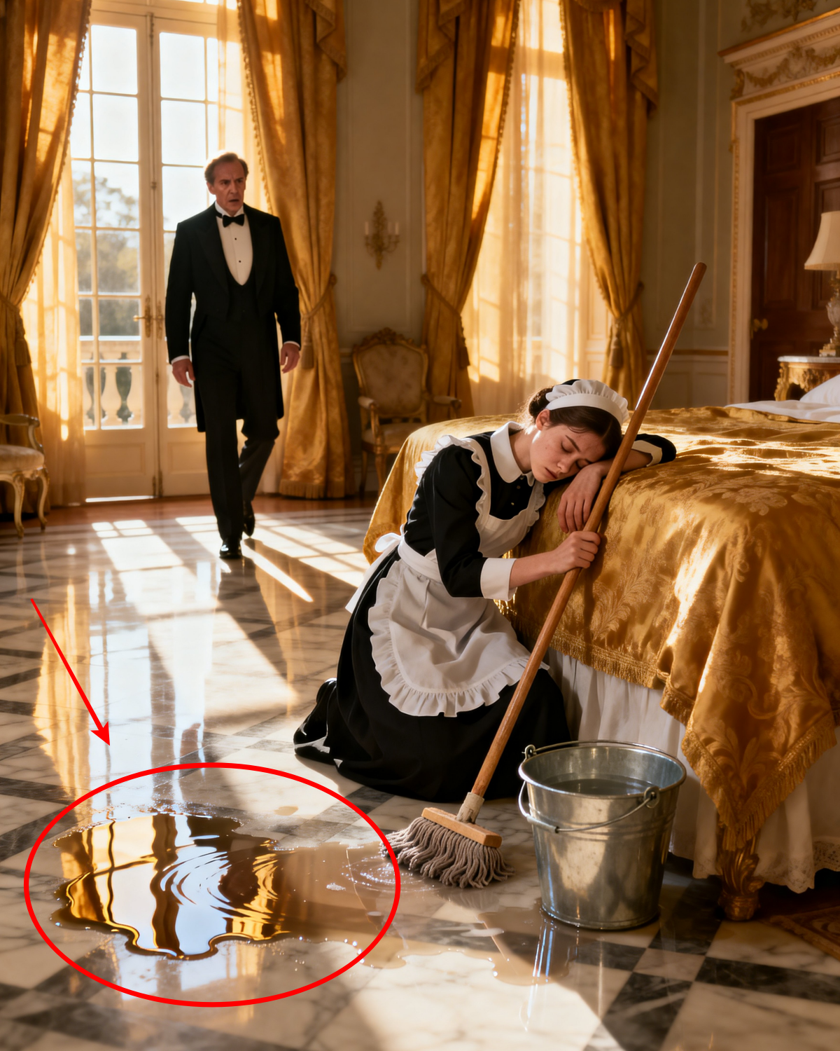 When the billionaire found his maid asleep in his bedroom, his surprising reaction set off a wave of curiosity.