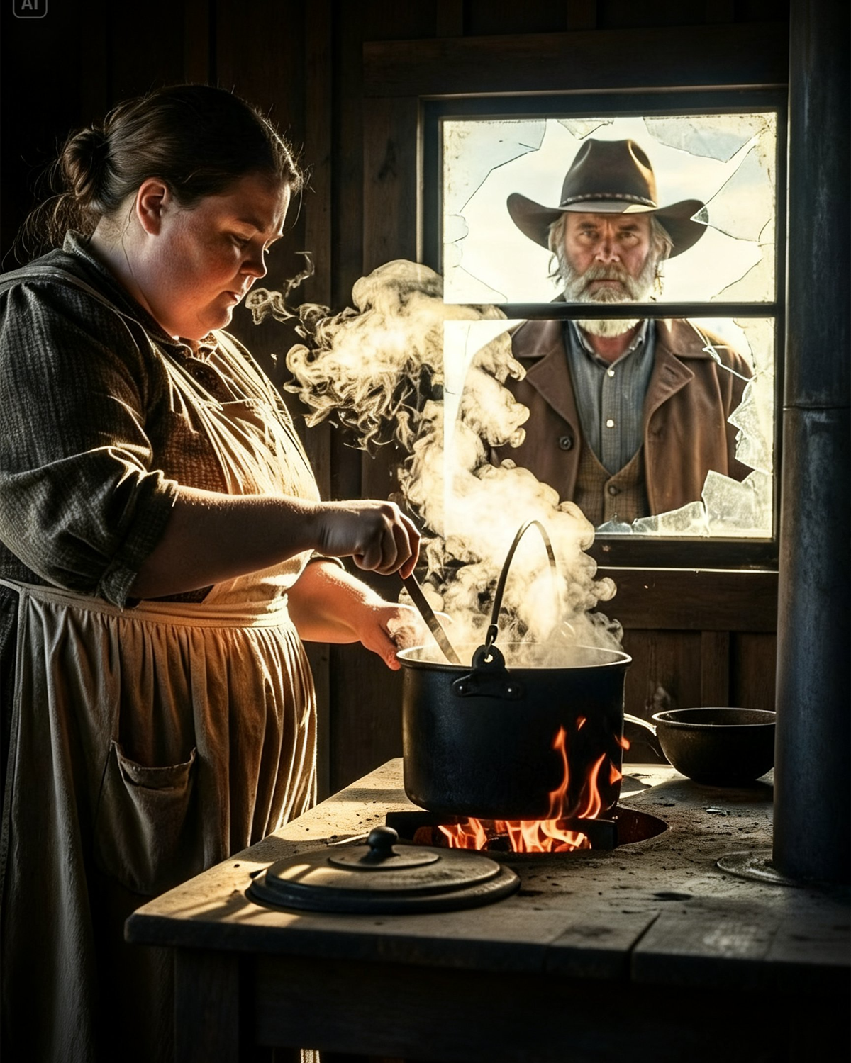 “Just One Week,” the Giant Cowboy Told the Too-Fat Settler Woman—She Never Expected This