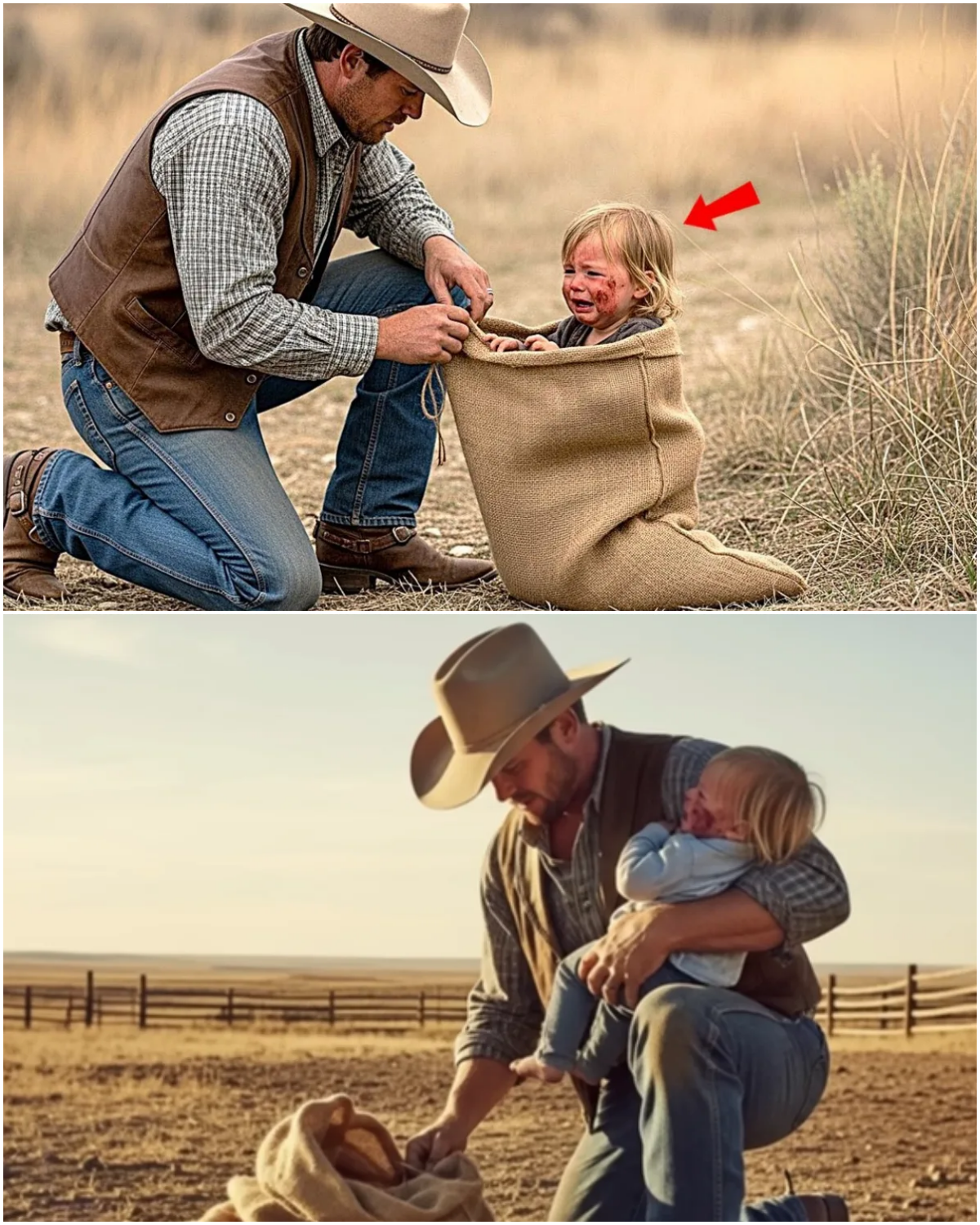 They Abandoned a Baby in a Sack to Die — Then a Cowboy Heard a Tiny Voice Say, ‘Mama…’