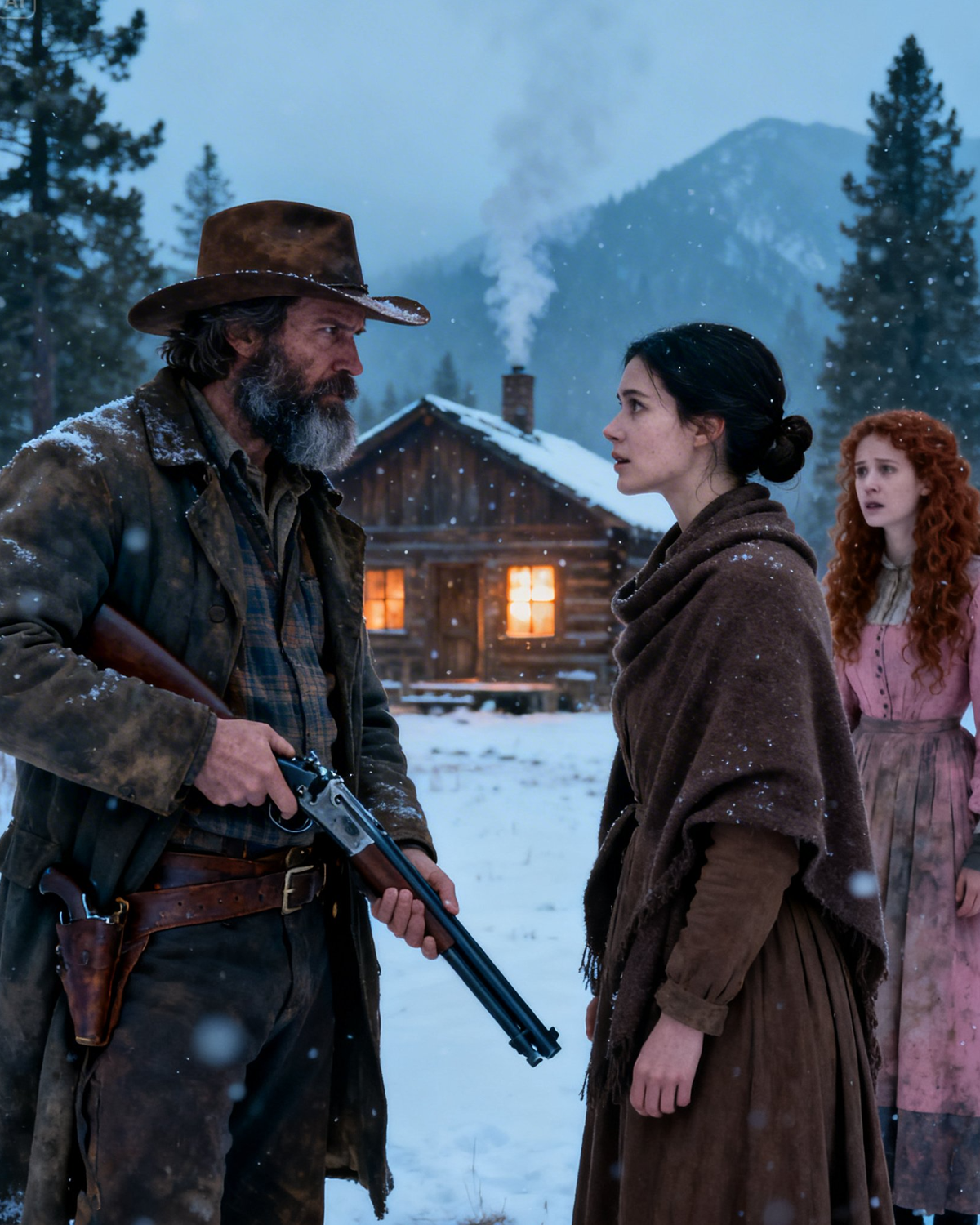 I Never Had A Wife,”Said The Lonely Mountain Man🏔️—Until Two Abandoned Widows Knocked On His Door