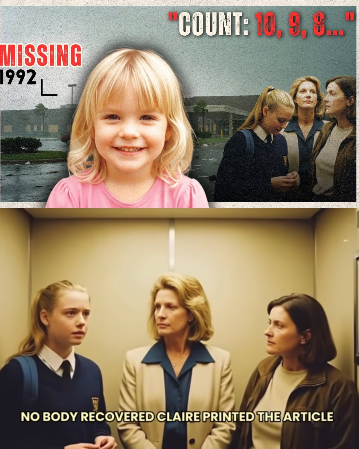 Little Girl Vanished in 1992 – 12 Years Later, a Whisper in an Elevator Revealed the Truth