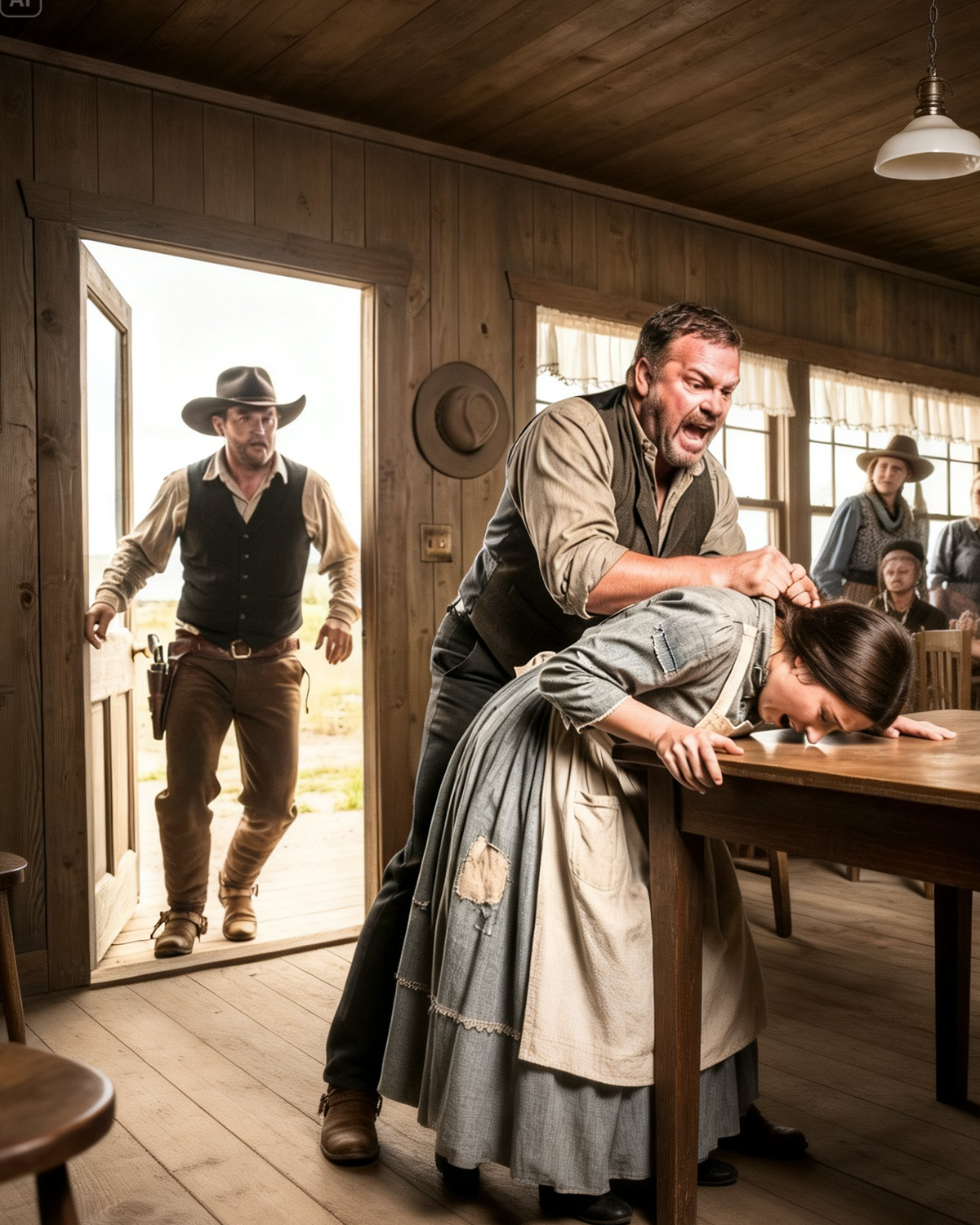 “On Your Knees,” He Demanded — A Stranger Stepped In and Changed Her Fate Forever