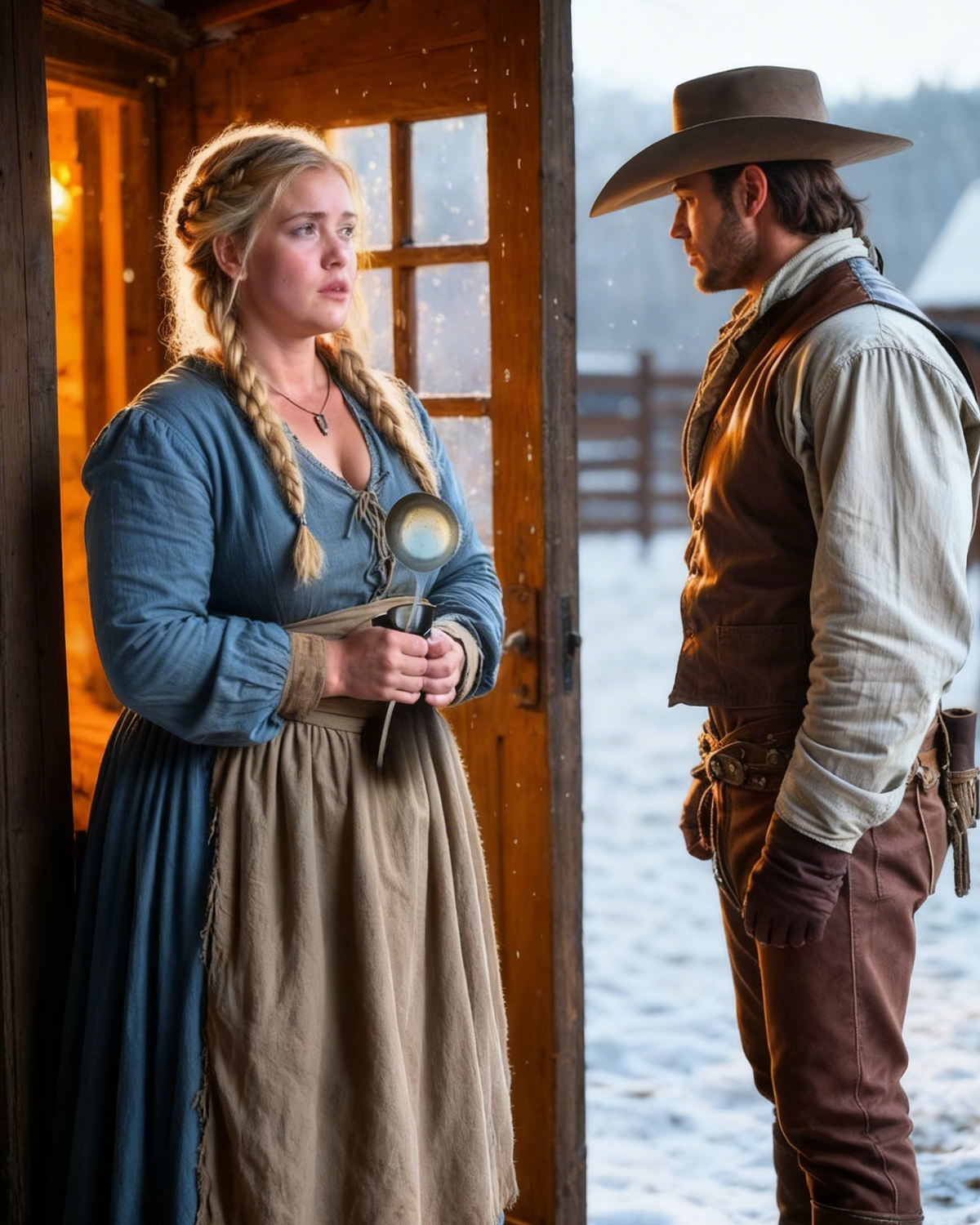 “No One Marries a Fat Girl, Sir… But I Can Cook” Said the Bride—The Rancher’s Reply Changed Her Life