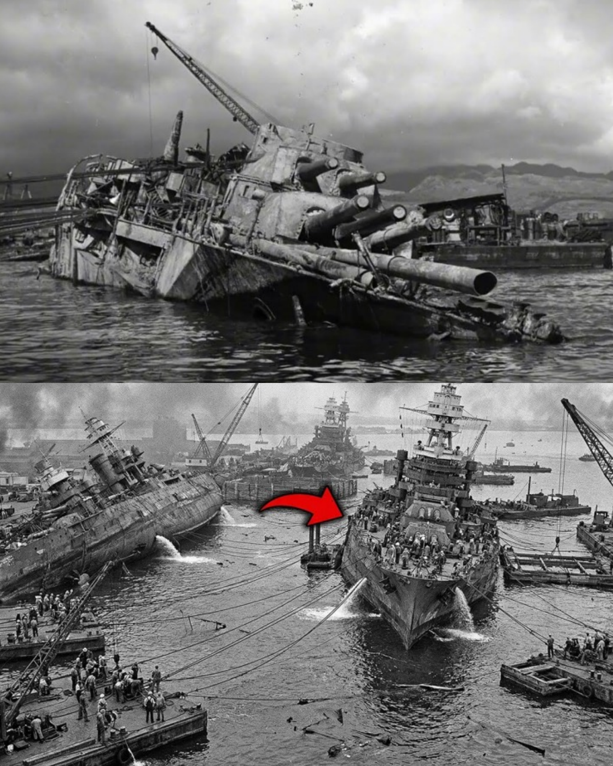 Japan Thought Pearl Harbor Was Destroyed — Until U.S Salvage Teams Fixed It In Record Time