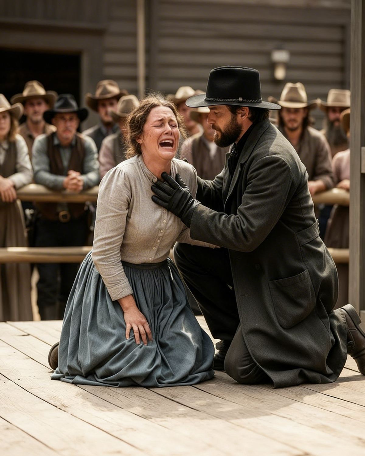 He Bought the 19-Year-Old Virgin Bride for $3—But She Screamed When the Cowboy Kneeled