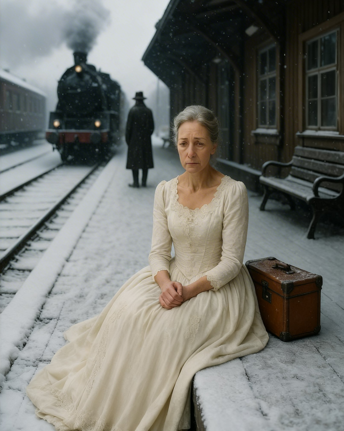 58-Year-Old Bride Left At The Station… Until A Quiet Rancher Offered More Than Love