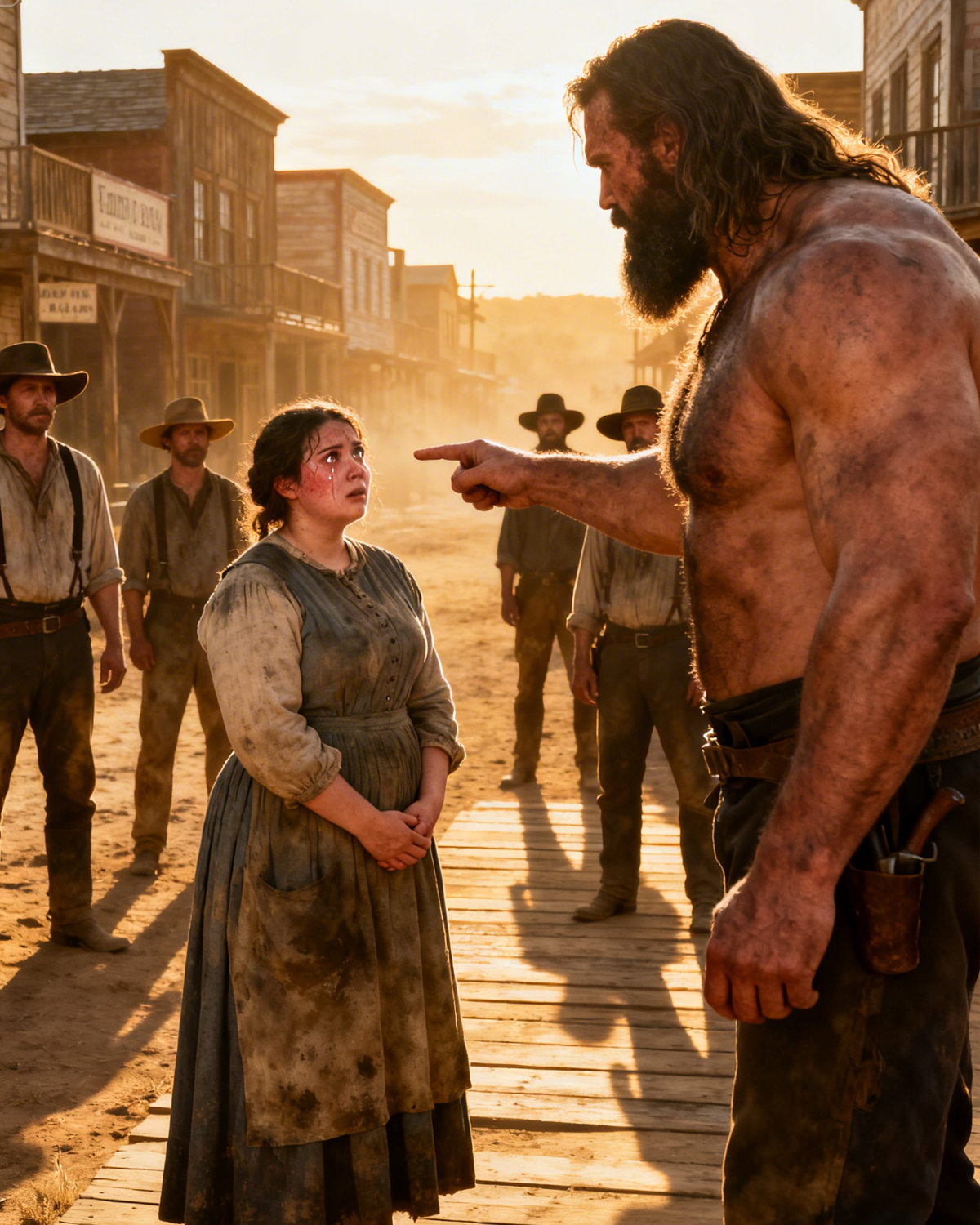 “I’ll Take The Fat One” – Giant Mountain Man Pointed At Labor Girl Offered For $1