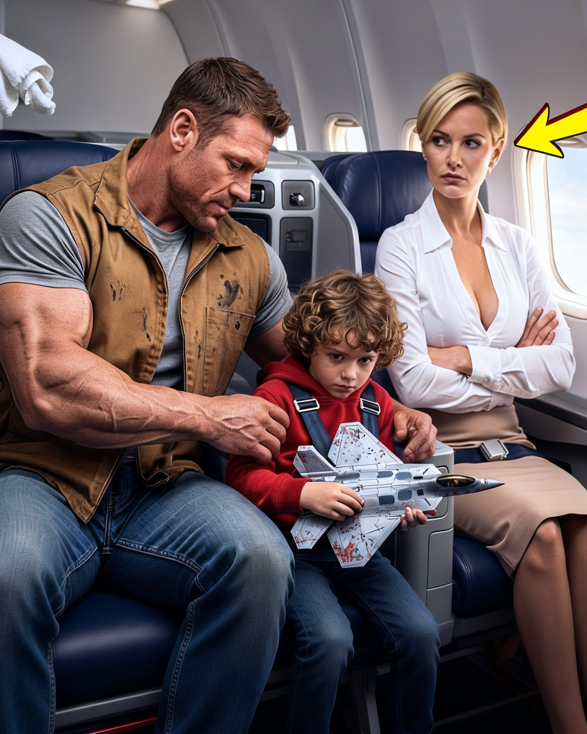 Poor Single Dad in Seat 12F Was Ignored — Until F-22 Pilots Heard His Call Sign and Saluted