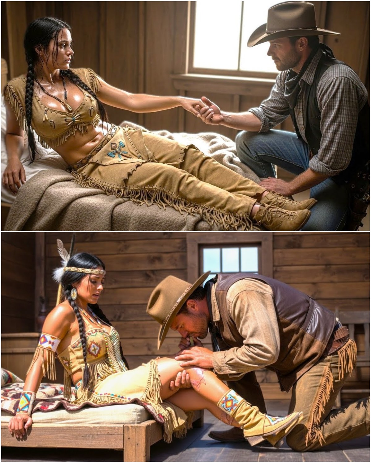 A rancher helped a hungry Apache boy. The next day, 300 warriors arrived at his barn.