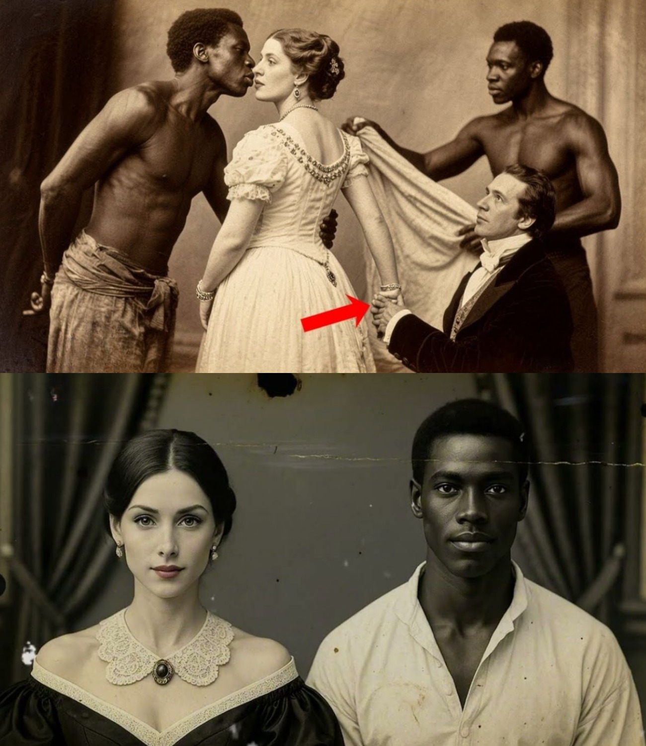 “It’s been six months since we’ve had a woman,” two slaves said to her…