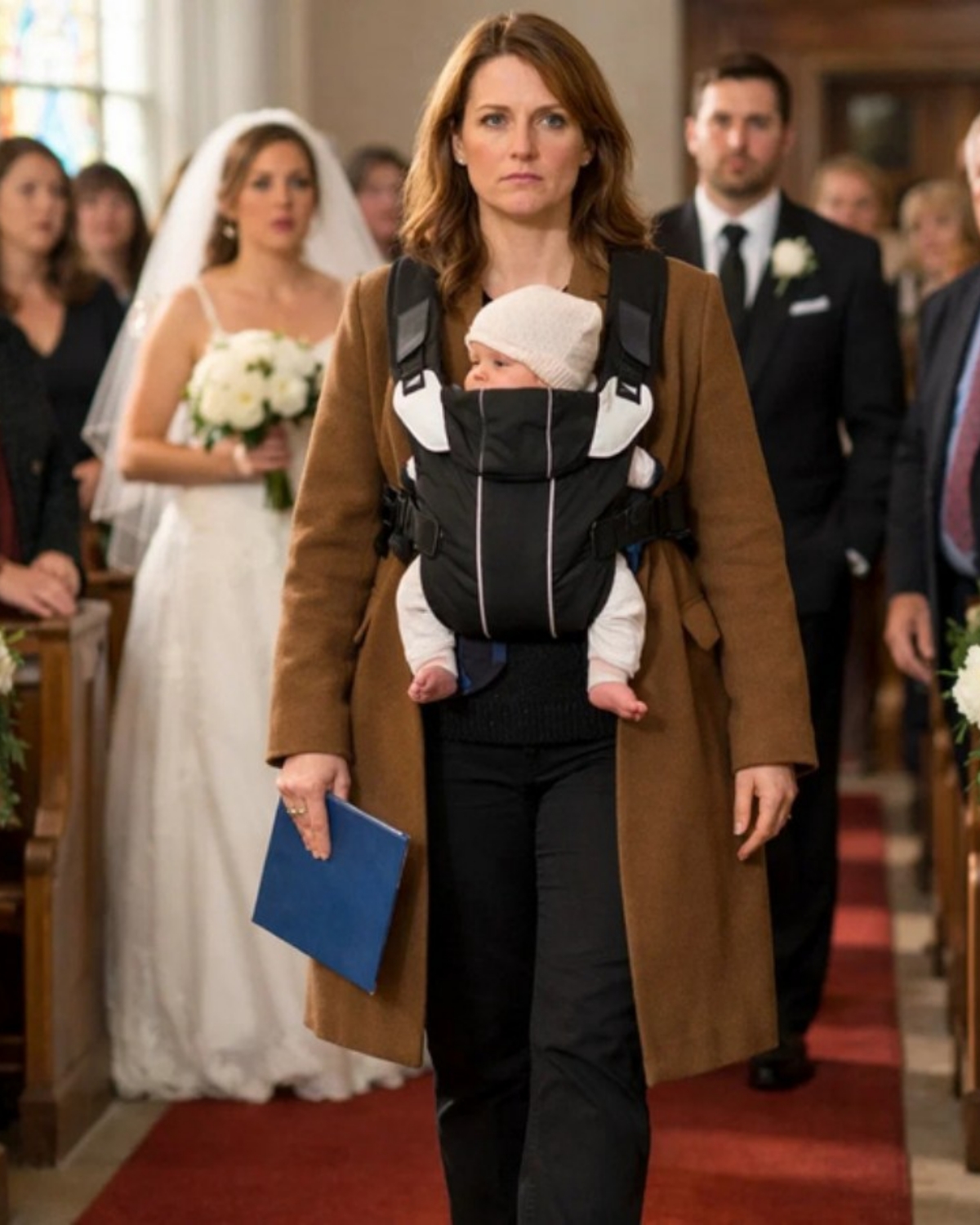 Six weeks after my husband abandoned me and our newborn son in the middle of a blizzard, I walked into his wedding carrying the one thing he never expected I’d have.