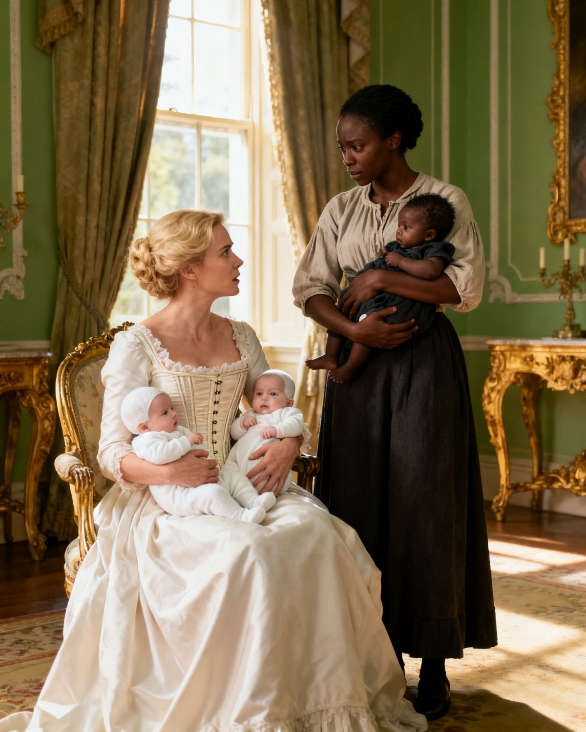 The Lady Had Triplets and Ordered the Slave to Disappear with the Darkest-Birthed One… You can disappear with him.