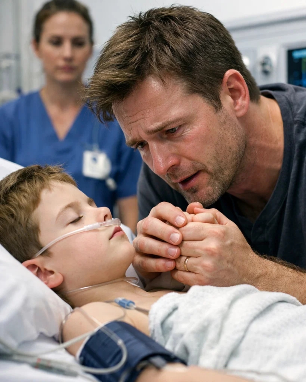 MY 9-YEAR-OLD SON WAS IN THE ICU WHEN MY WIFE CALLED: “TOMORROW’S MY MOTHER’S BIRTHDAY—COME…”