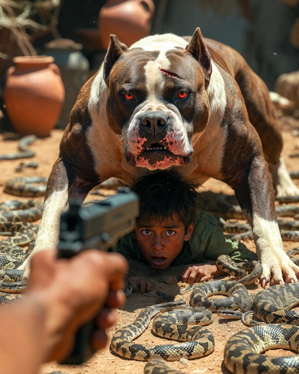 I POINTED MY GUN AT THE DOG’S HEAD WHILE HE WAS ON TOP OF MY SON… AND IN THAT SECOND I DISCOVERED THE REAL MONSTER WAS ME.