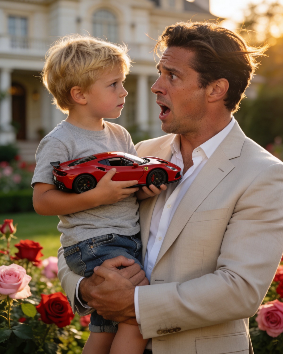 A MILLIONAIRE SEES THE HOUSEKEEPER’S CHILD WHO LOOKS JUST LIKE HIM — AND THE BOY SAYS “DAD?”