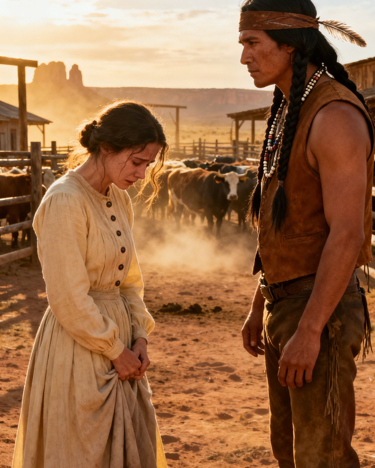 “I’ll give you all my cattle—just make me a mother,” whispered the abandoned wife to the Apache.